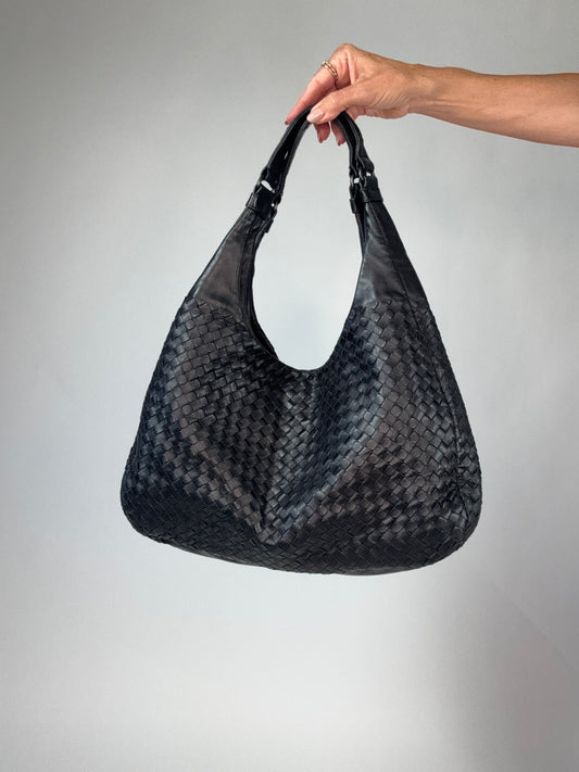 Bottega Veneta Intrecciato Campana Hobo Bag