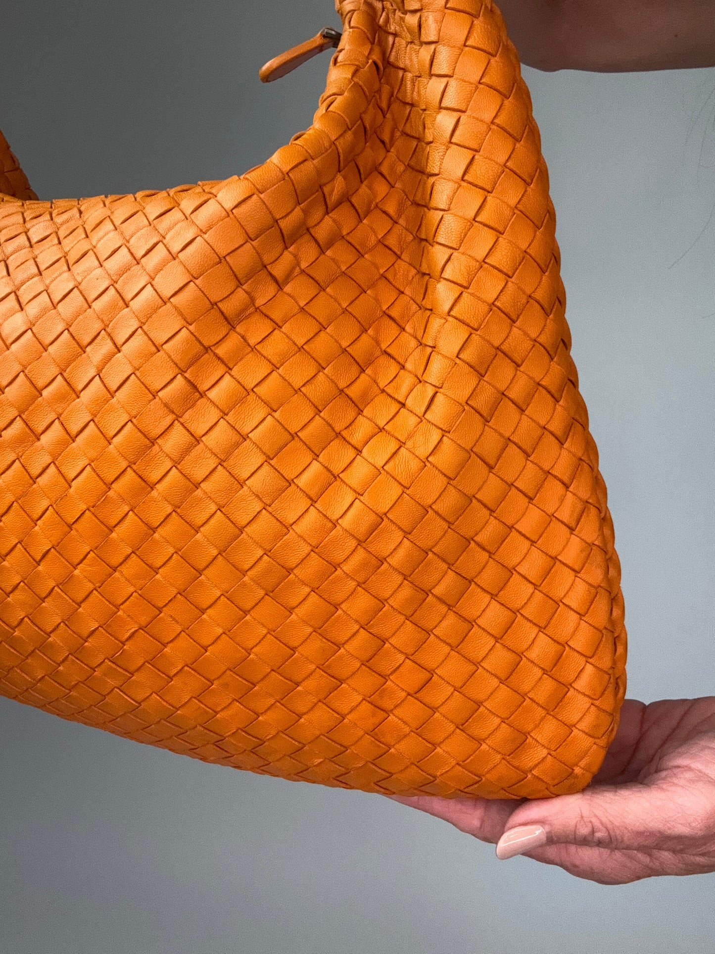 Bottega Veneta Intrecciato Hobo- Orange