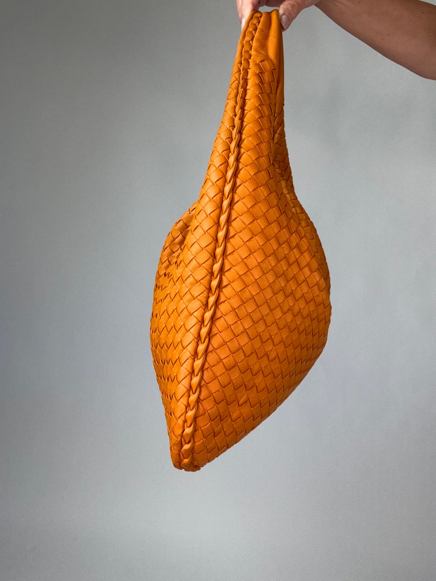 Bottega Veneta Intrecciato Hobo- Orange