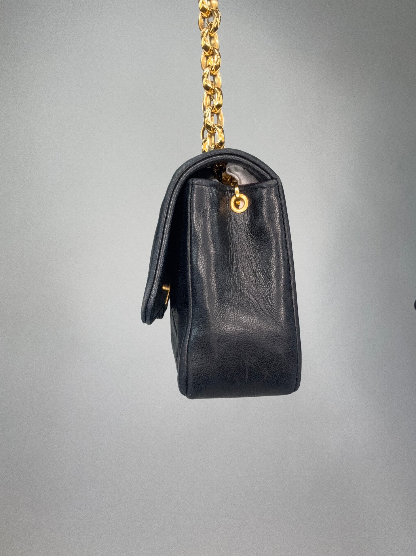 Chanel Diana Bijoux Chain Small Flap Bag - Black