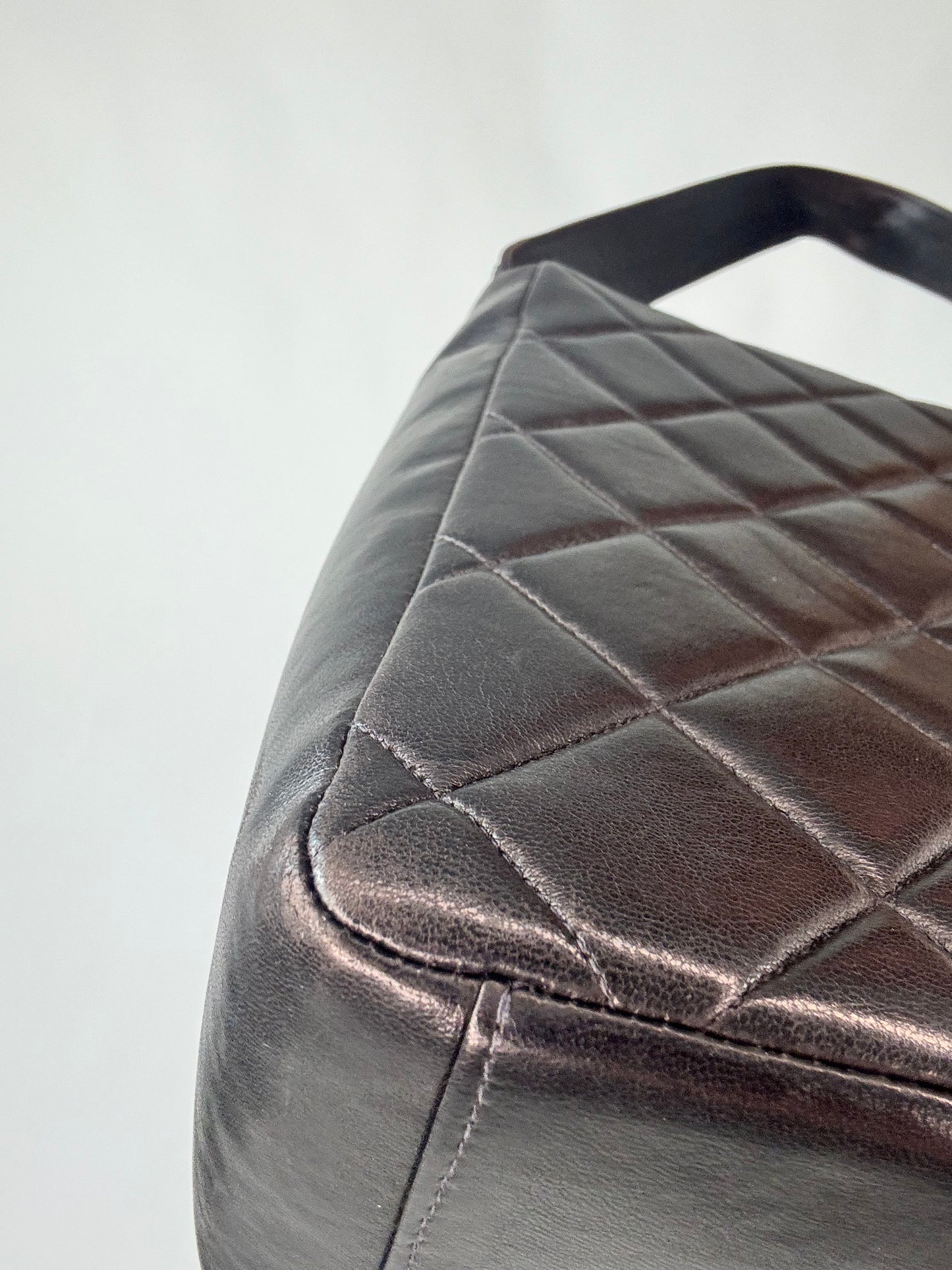 Chanel Vintage Double Turn Lock Pocket Shoulder Bag-Ultra Rare