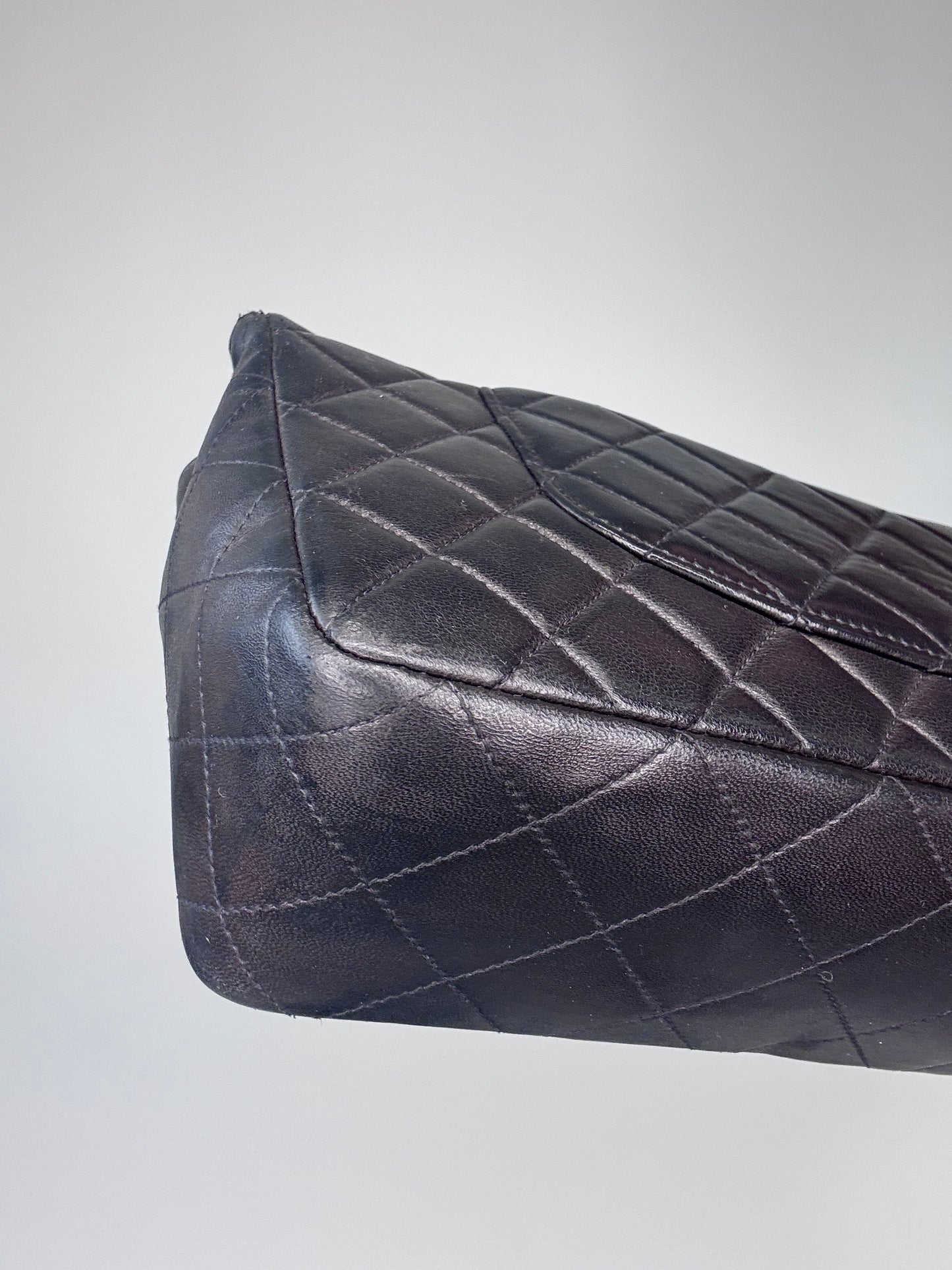 Chanel Quilted Lambskin Kelly Parent Top Handle Bag