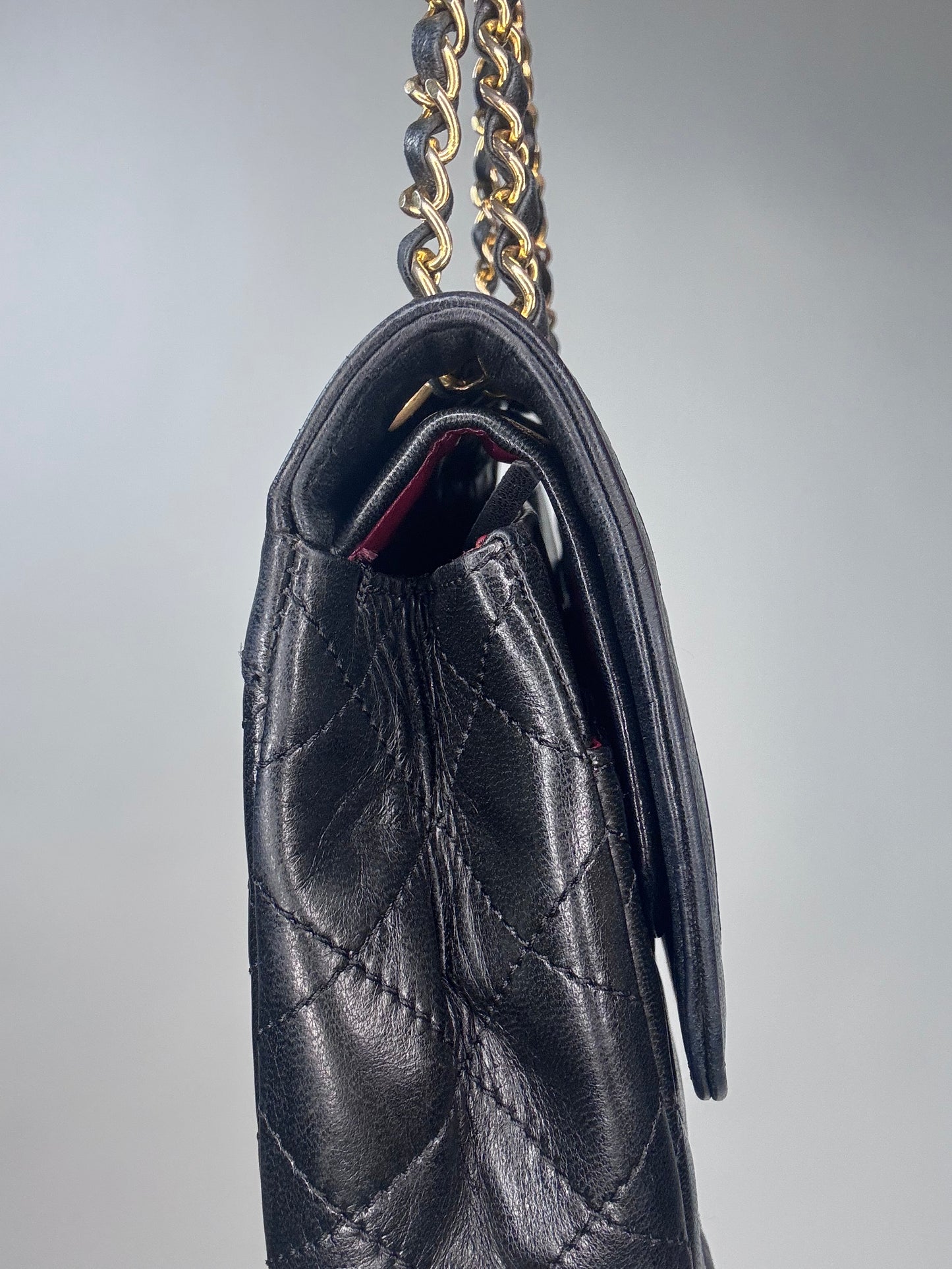 Chanel Quilted Lambskin Paris Limited Edition Double Flap Bag