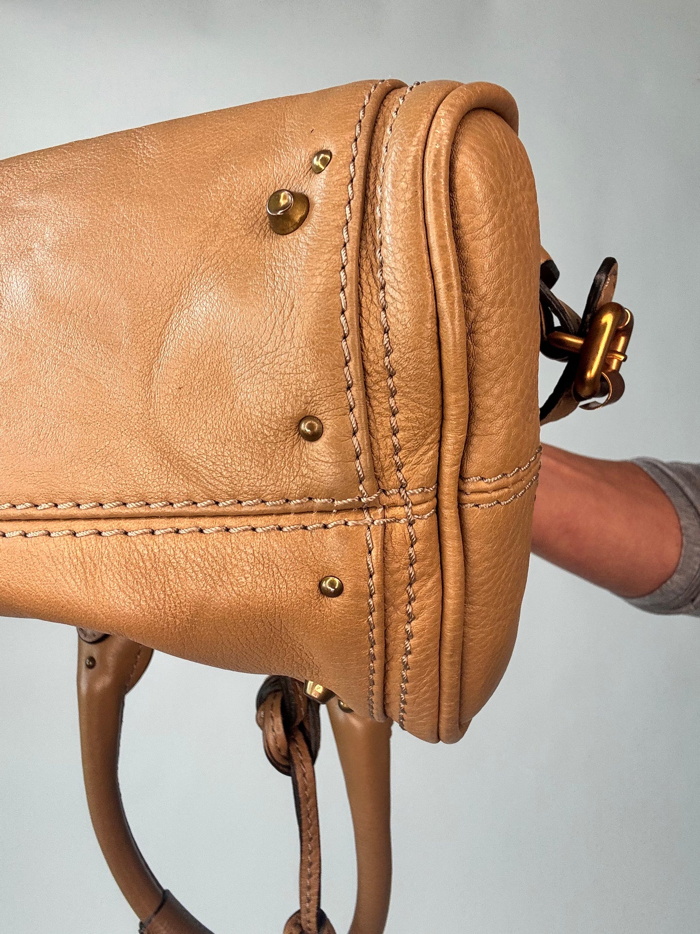 Chloé Mini Leather Paddington Bag - Brown