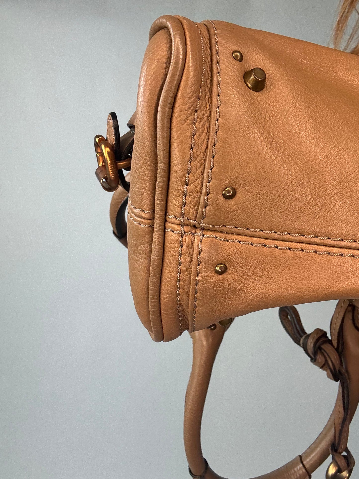 Chloé Mini Leather Paddington Bag - Brown