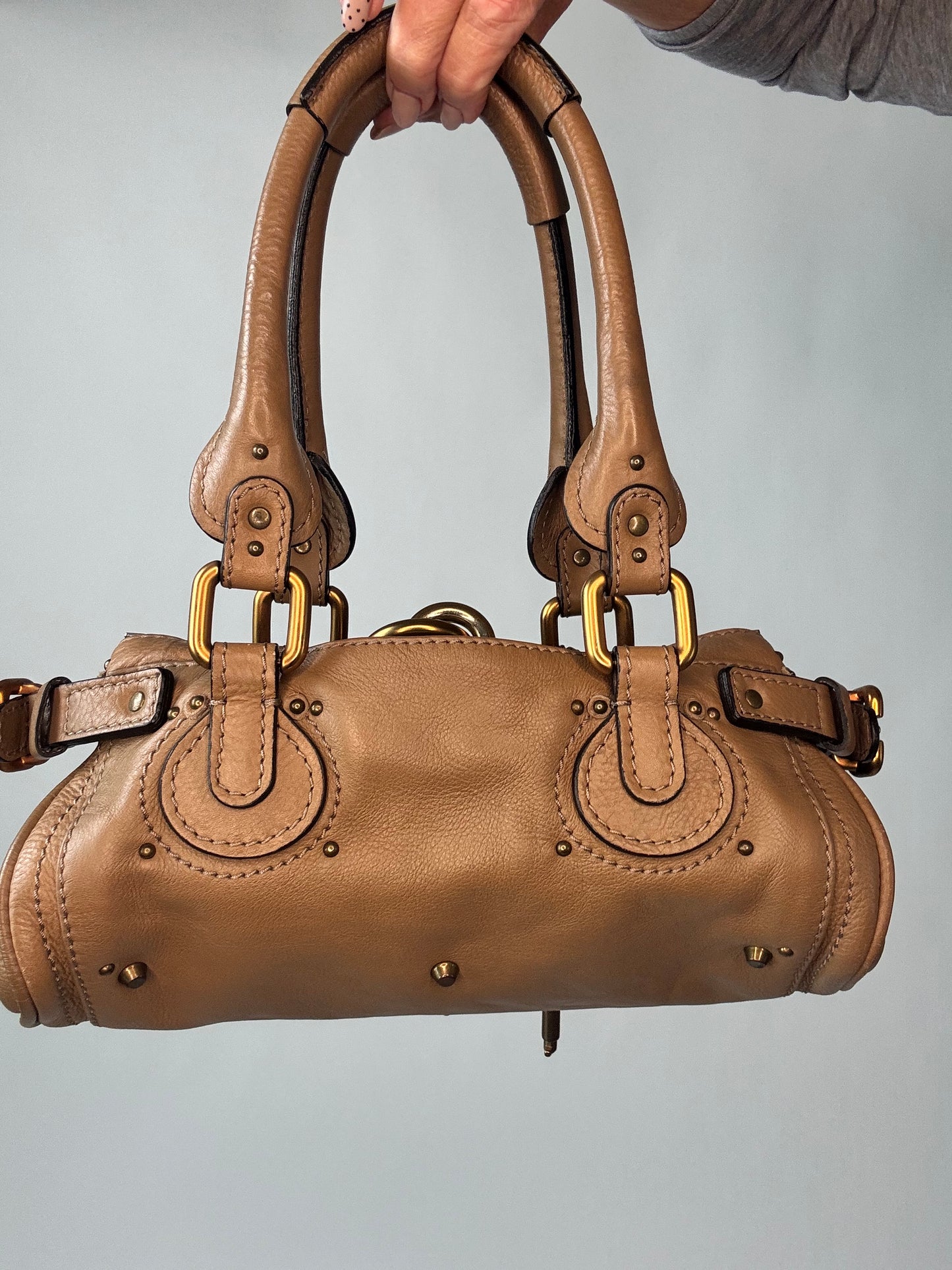 Chloé Mini Leather Paddington Bag - Brown