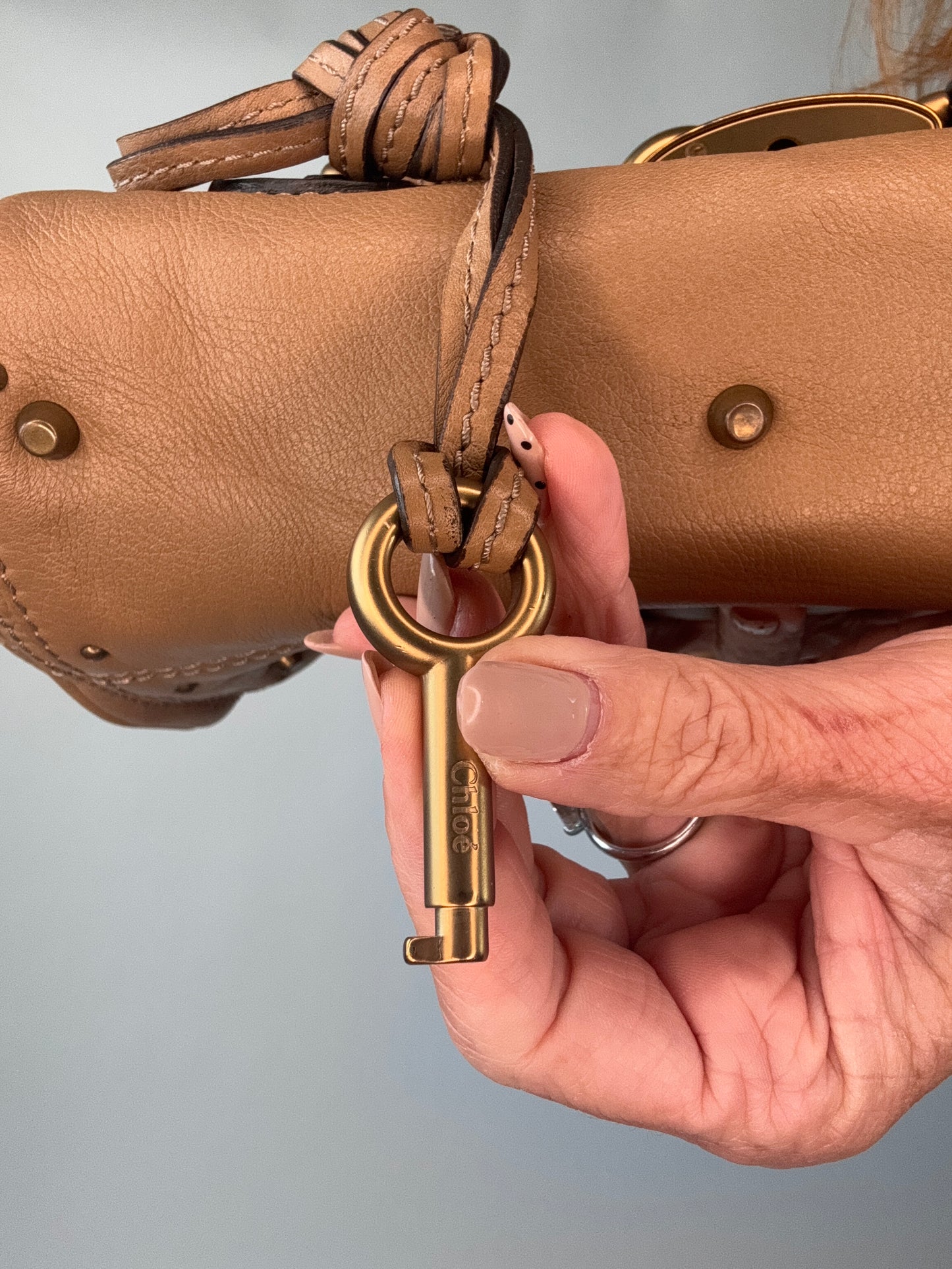 Chloé Mini Leather Paddington Bag - Brown