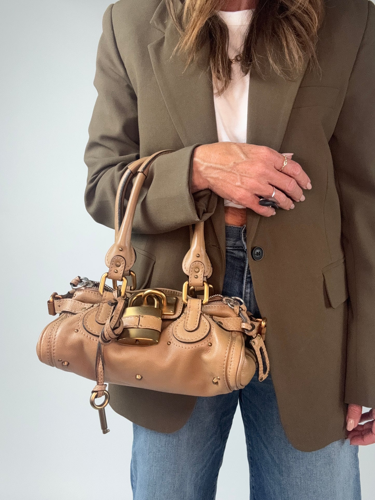 Chloé Mini Leather Paddington Bag - Brown