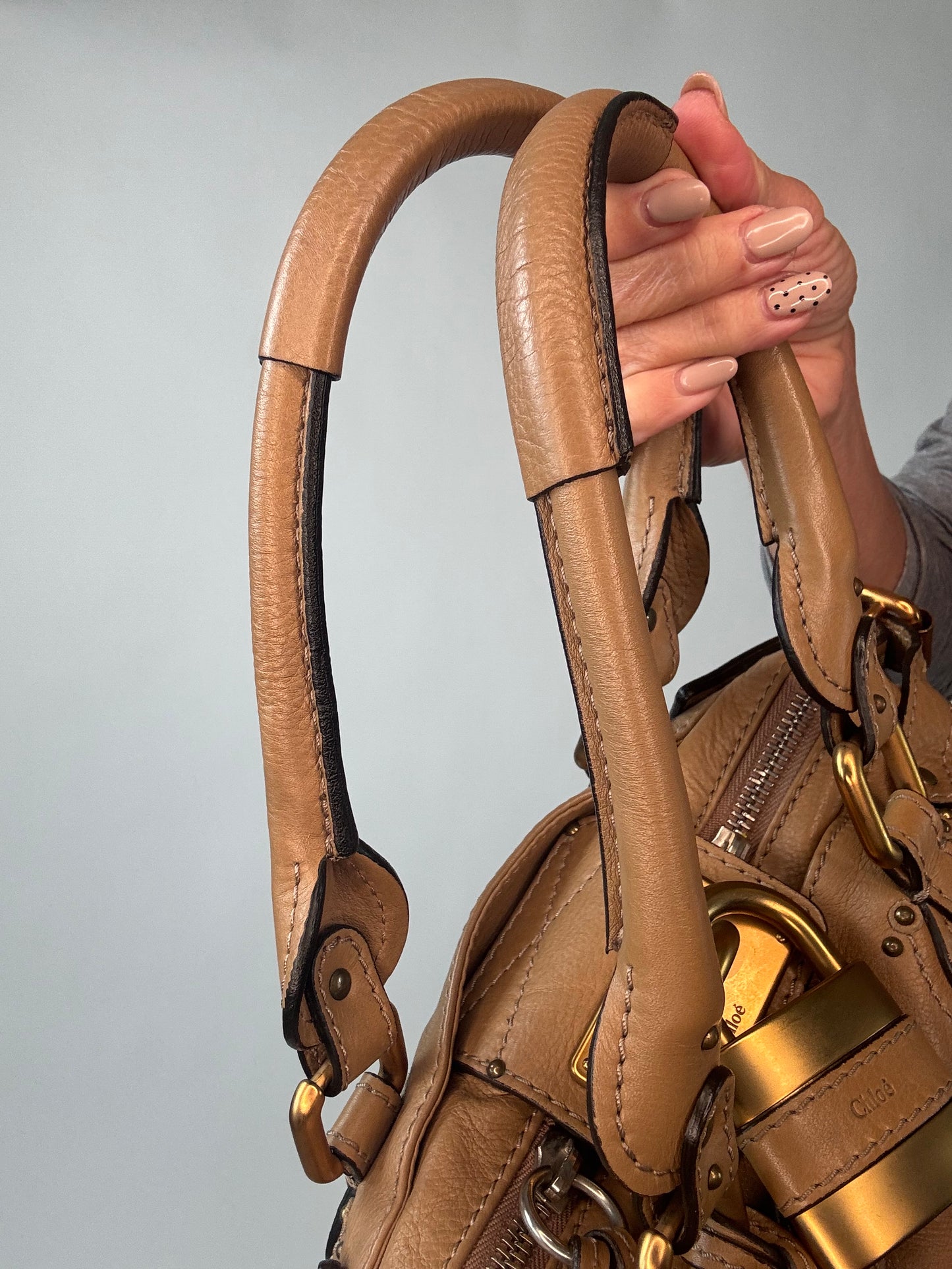 Chloé Mini Leather Paddington Bag - Brown
