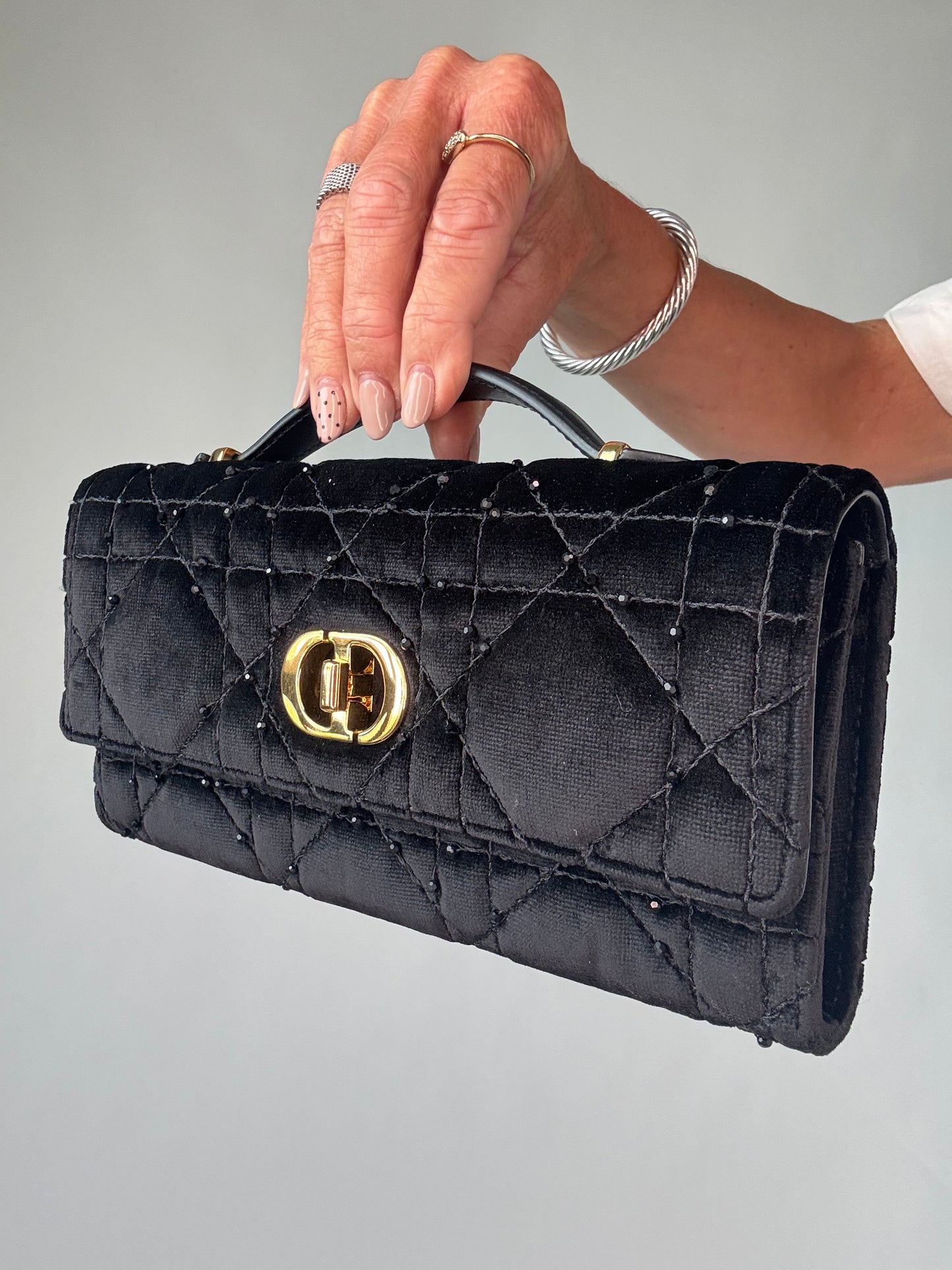 Dior Miss Caro Top Handle - Velvet