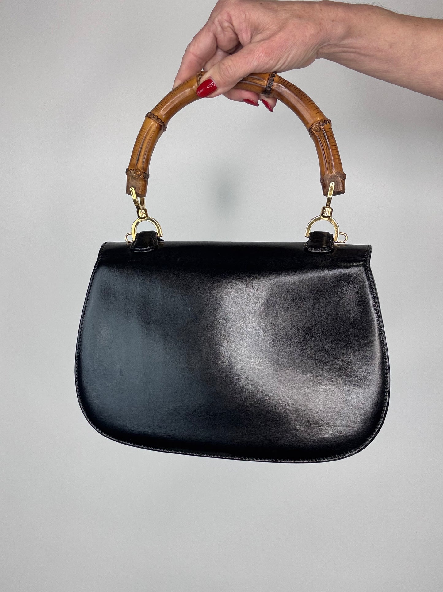 Gucci Bamboo 1947 Top Handle - Black