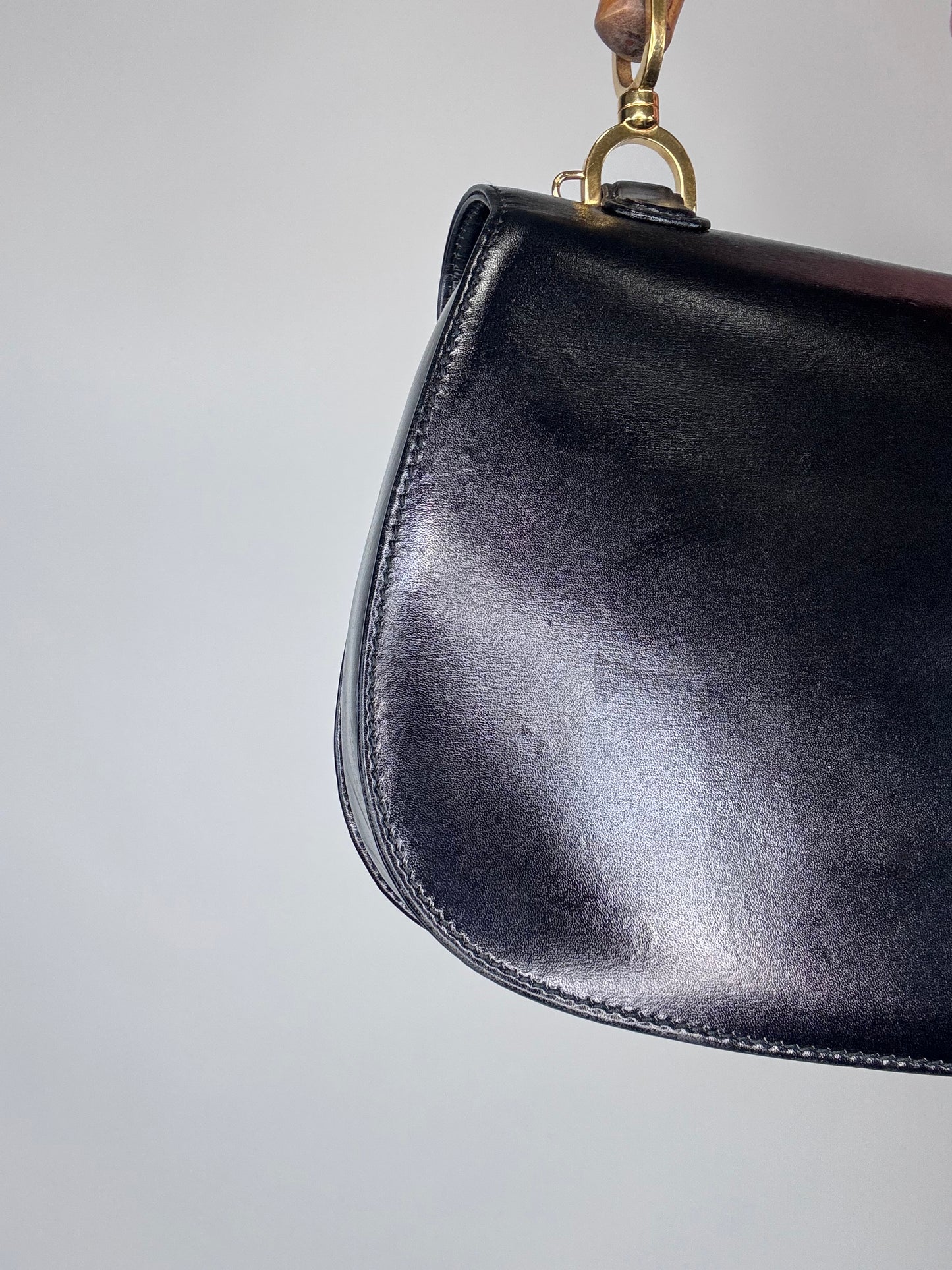 Gucci Bamboo 1947 Top Handle - Black