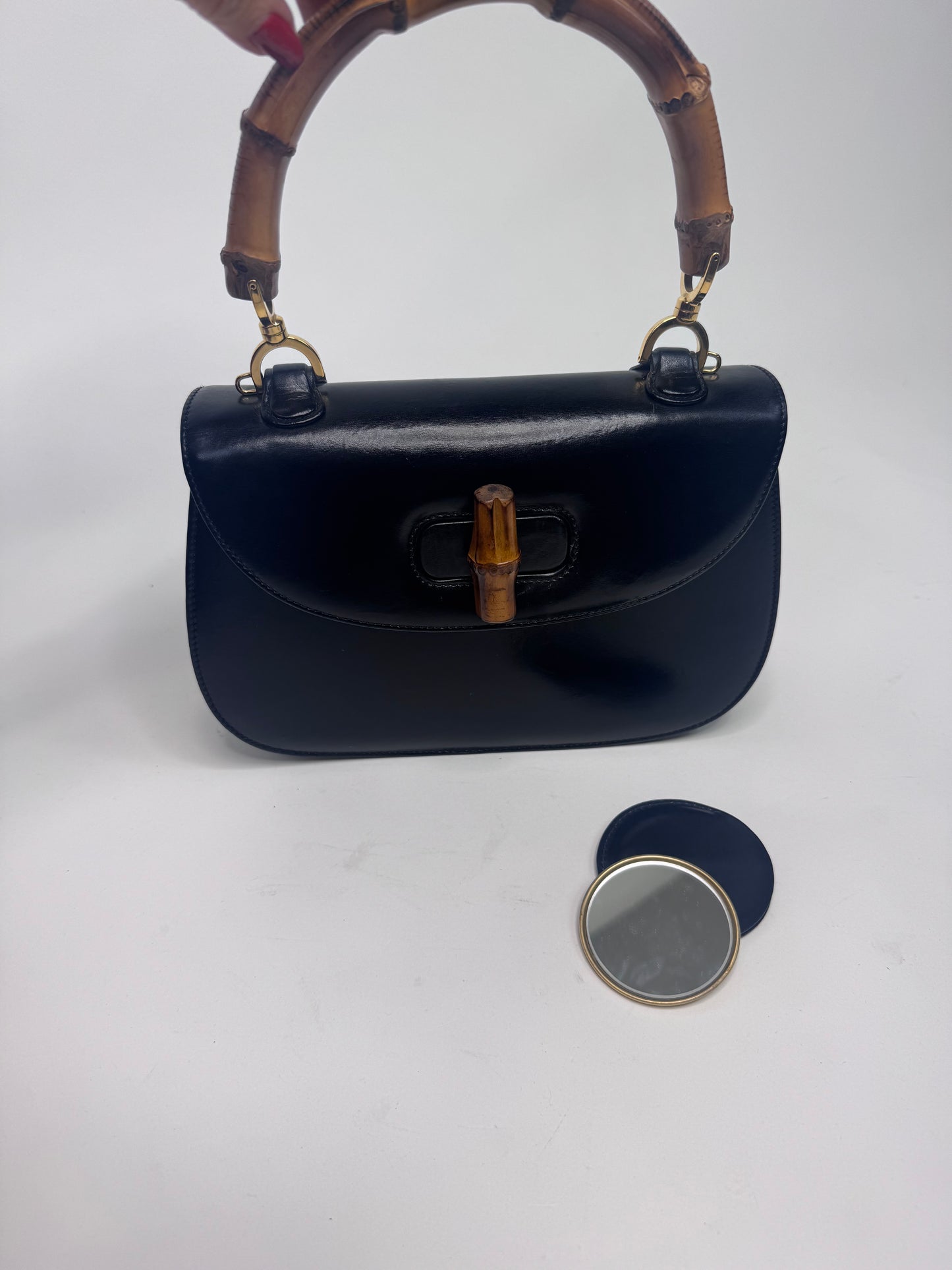 Gucci Bamboo 1947 Top Handle - Black