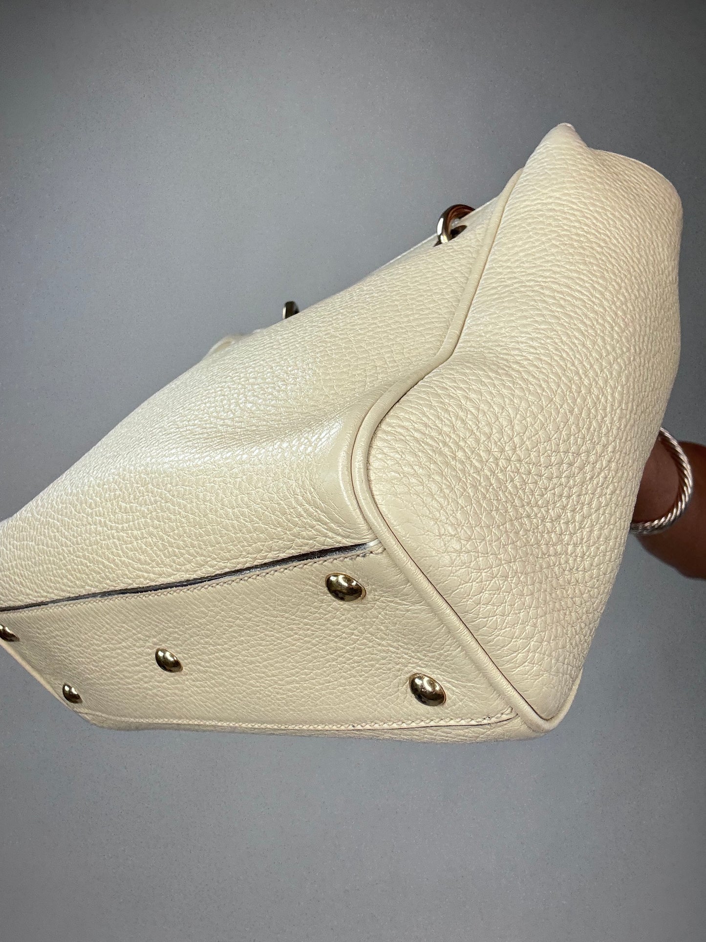 Gucci Bamboo Shopper Tote - Small - Cream
