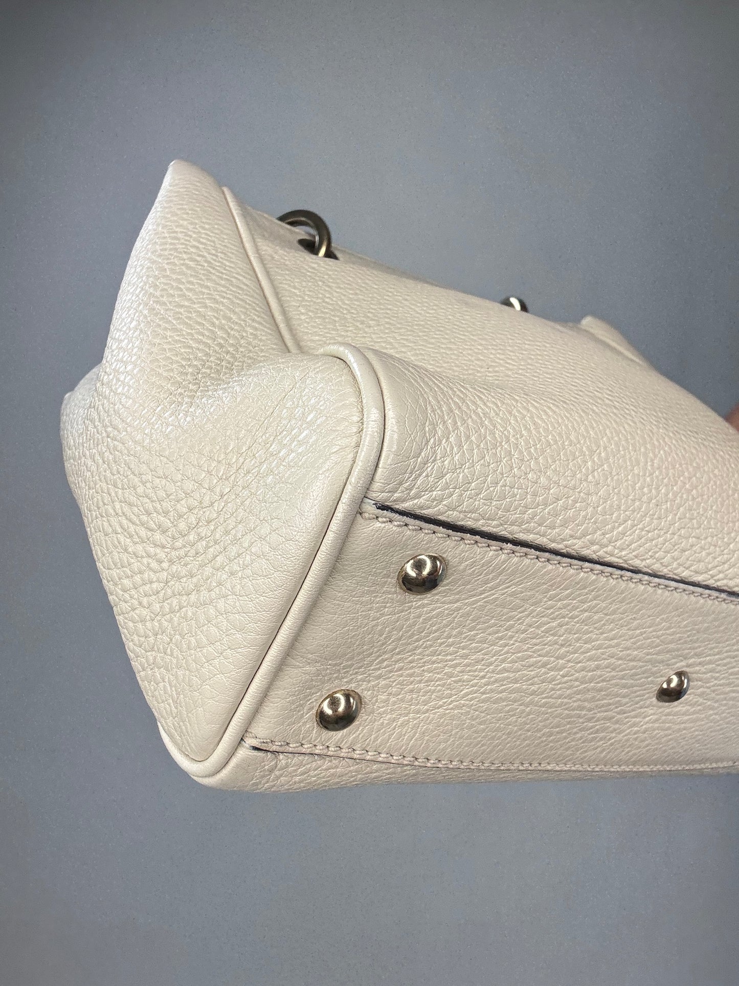Gucci Bamboo Shopper Tote - Small - Cream