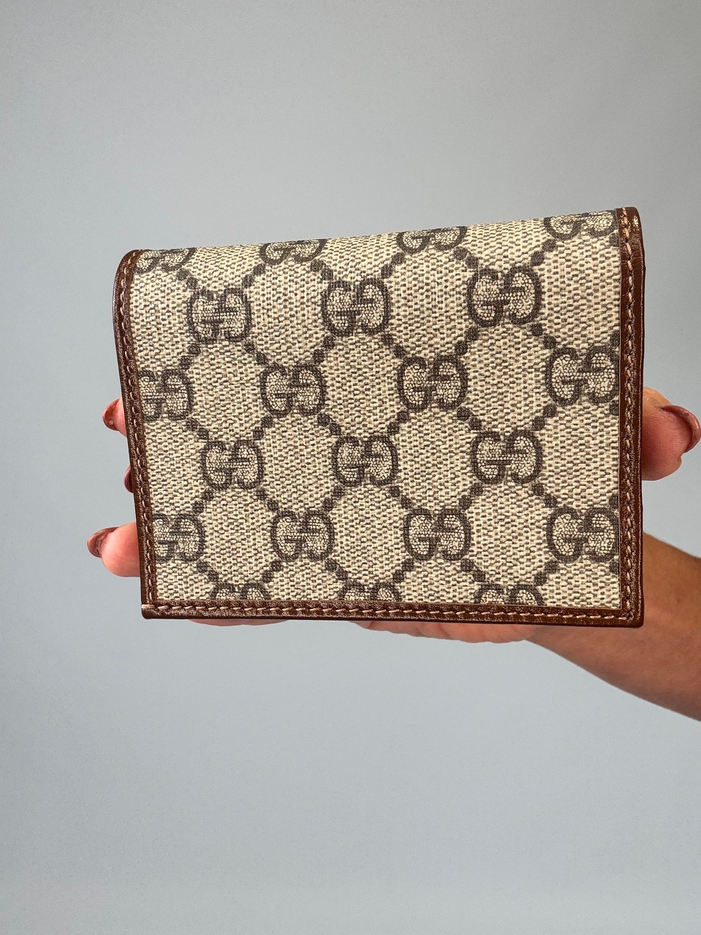 Gucci Horse Bit 1955 Small Wallet GG Canvas