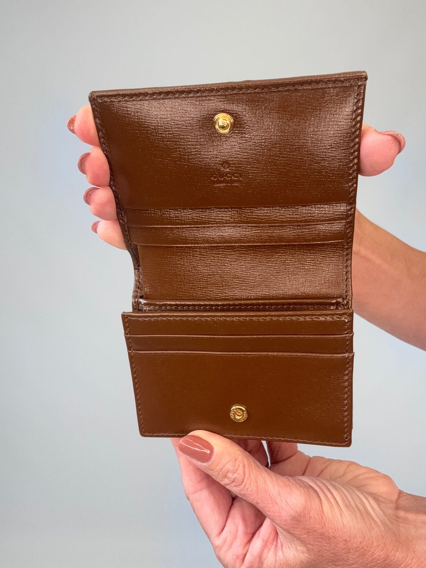 Gucci Horse Bit 1955 Small Wallet GG Canvas