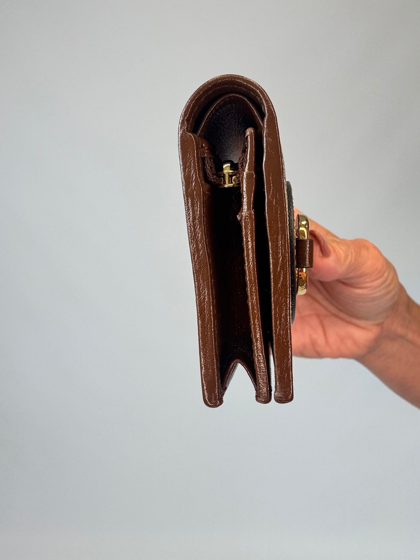 Gucci Horse Bit 1955 Small Wallet GG Canvas