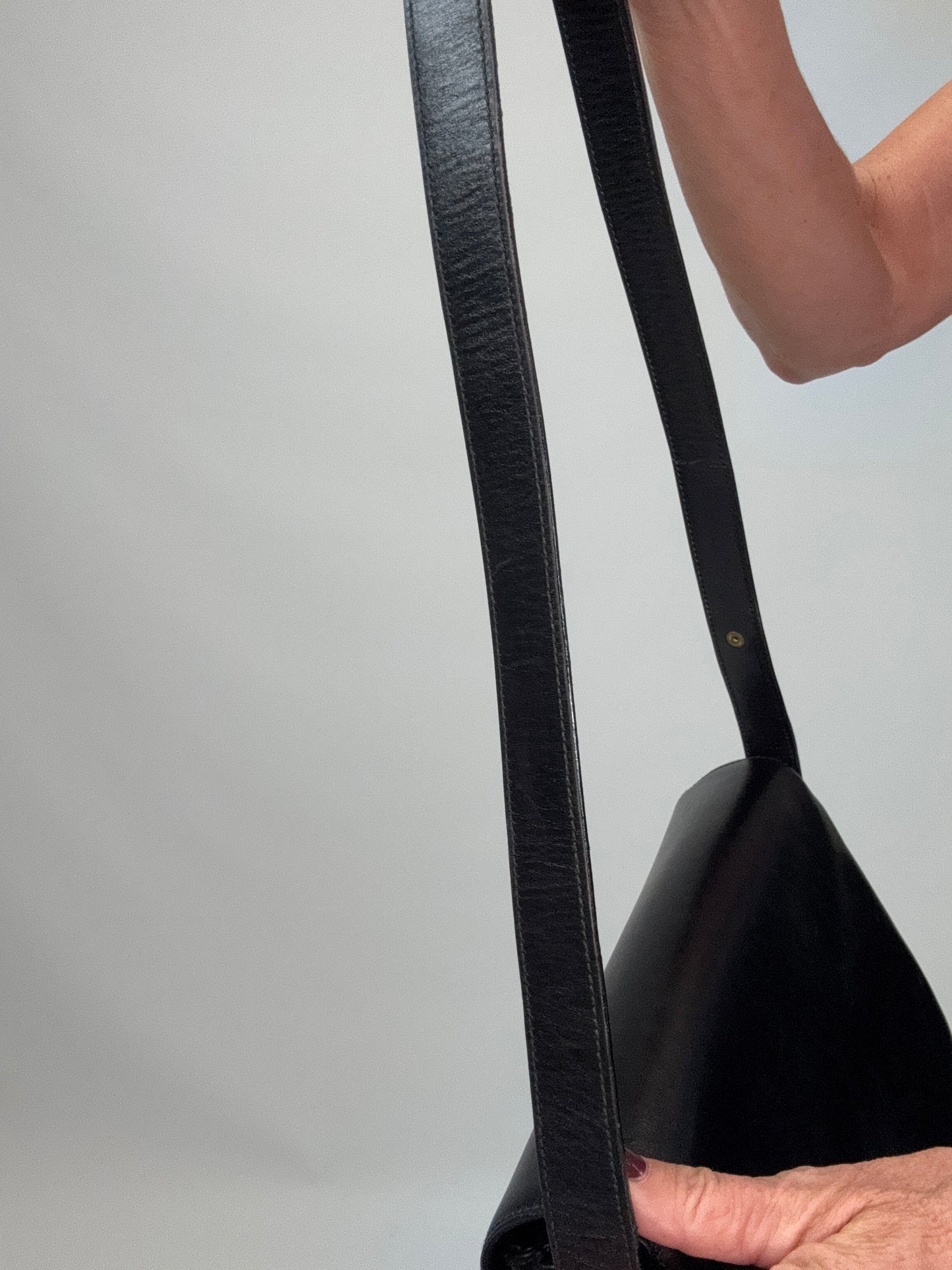 Gucci Horsebit 1955 Shoulder Bag with Gold and Silver Logo - Black