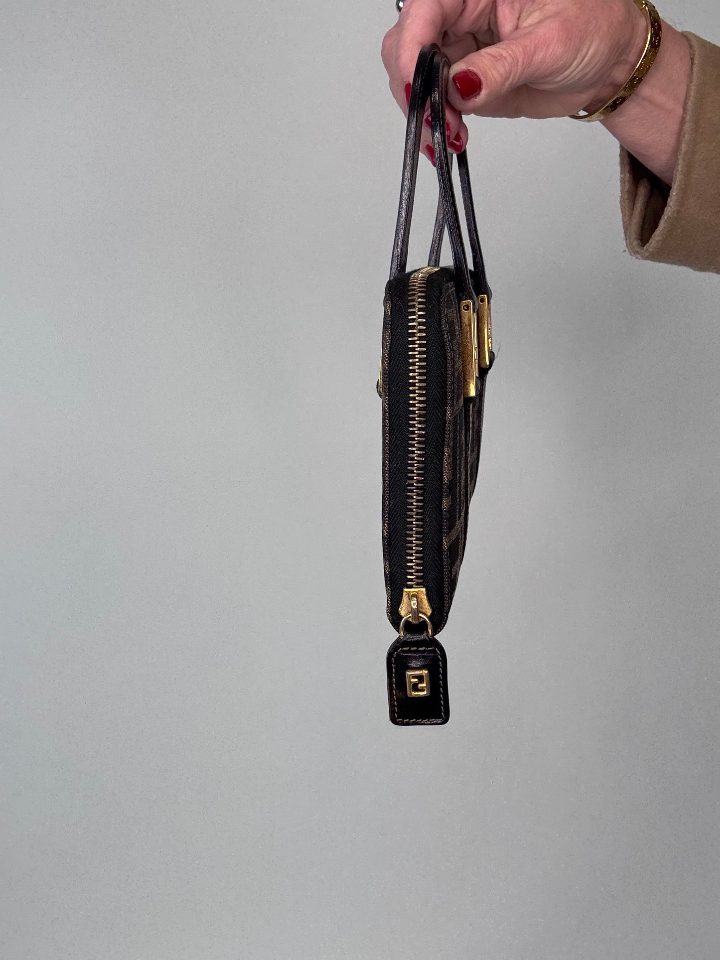 Fendi Vintage Zucca Wallet Rare Bag
