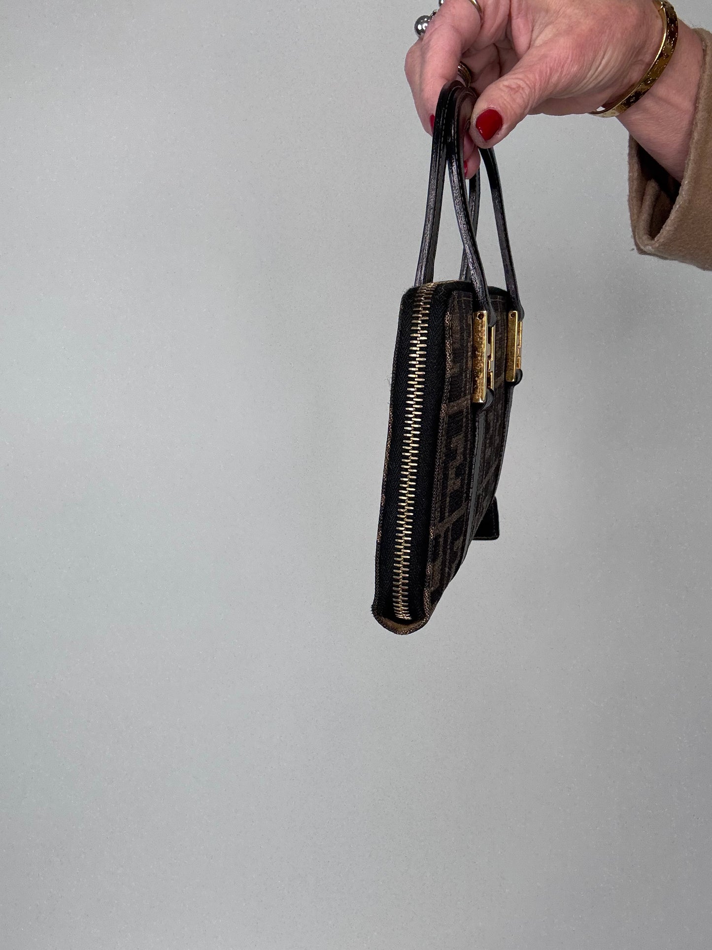 Fendi Vintage Zucca Wallet Rare Bag