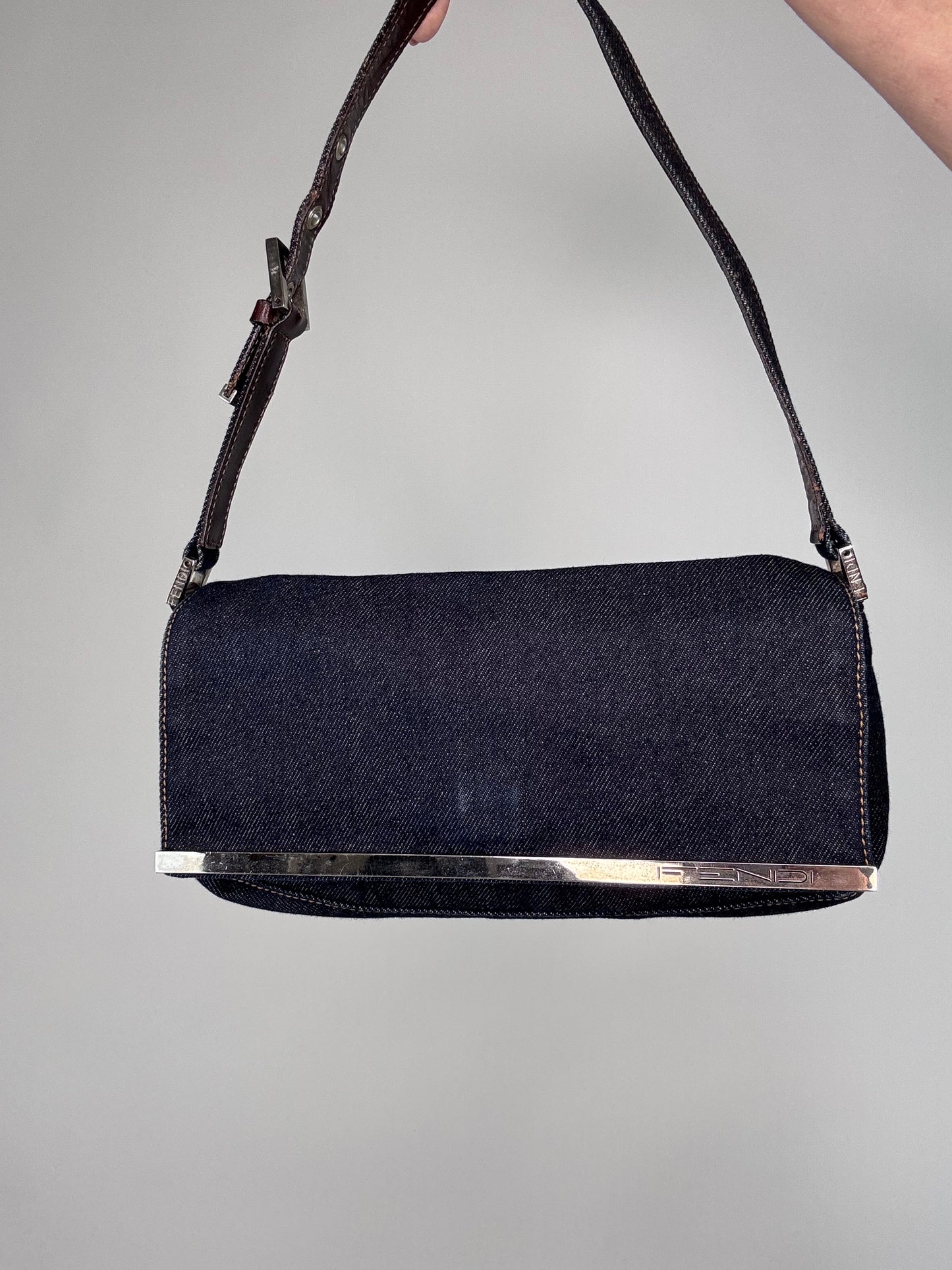 Fendi Denim Vintage Baguette