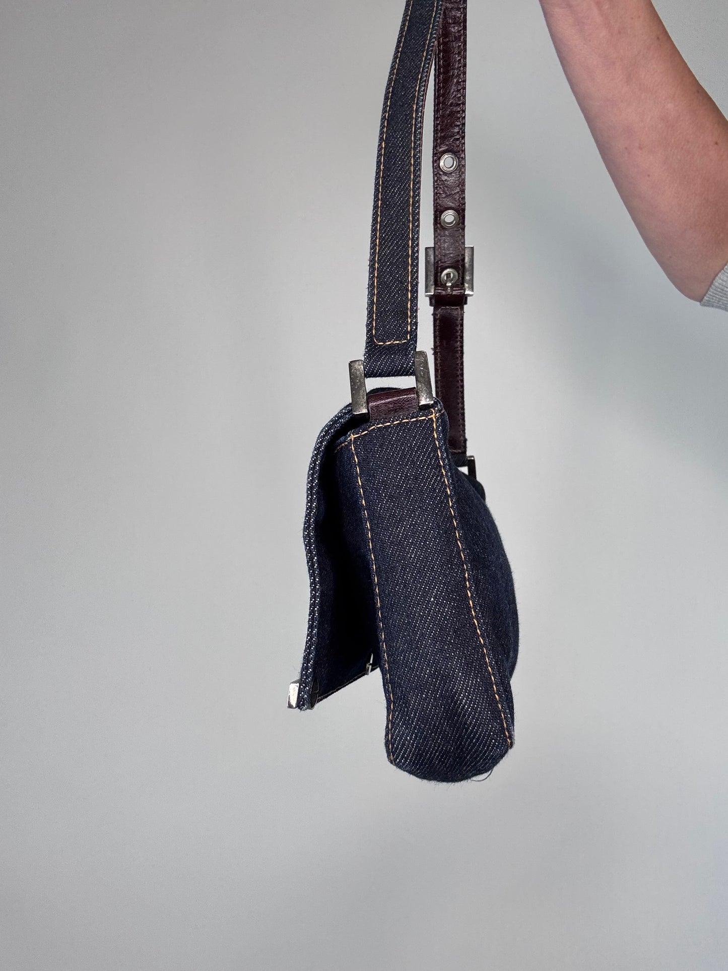 Fendi Denim Vintage Baguette