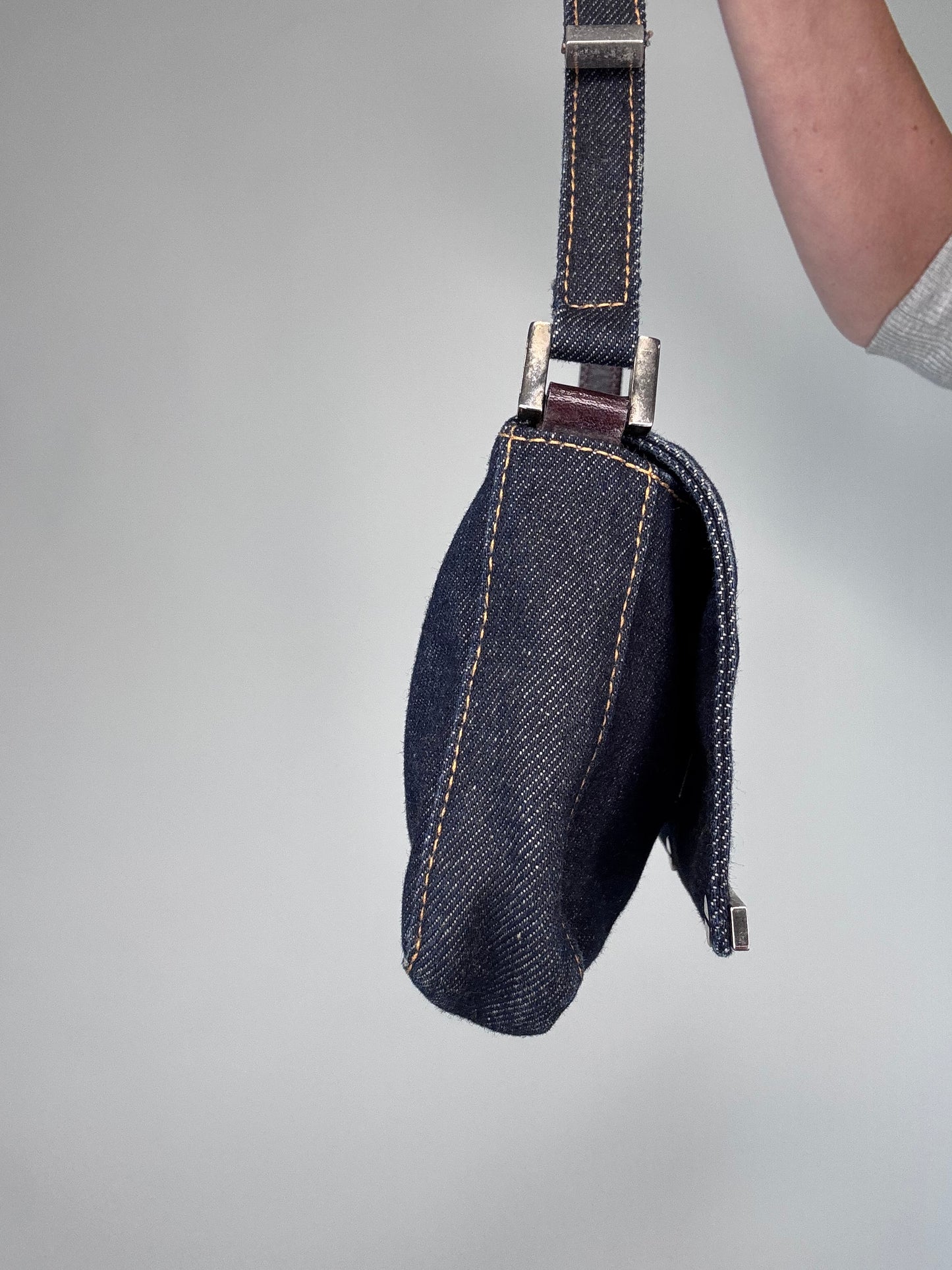 Fendi Denim Vintage Baguette