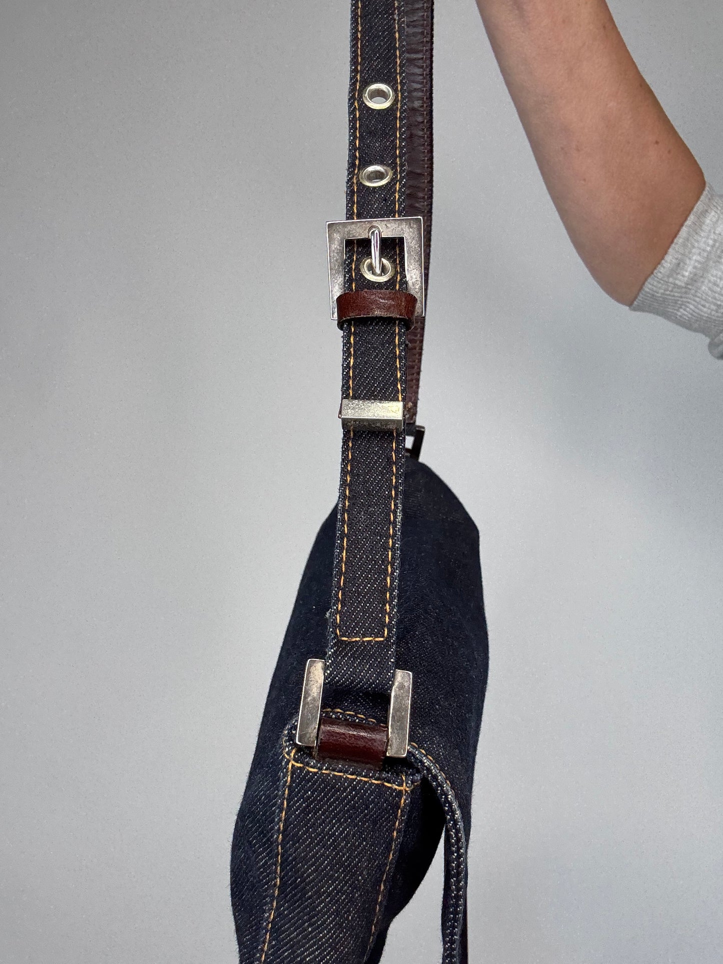 Fendi Denim Vintage Baguette