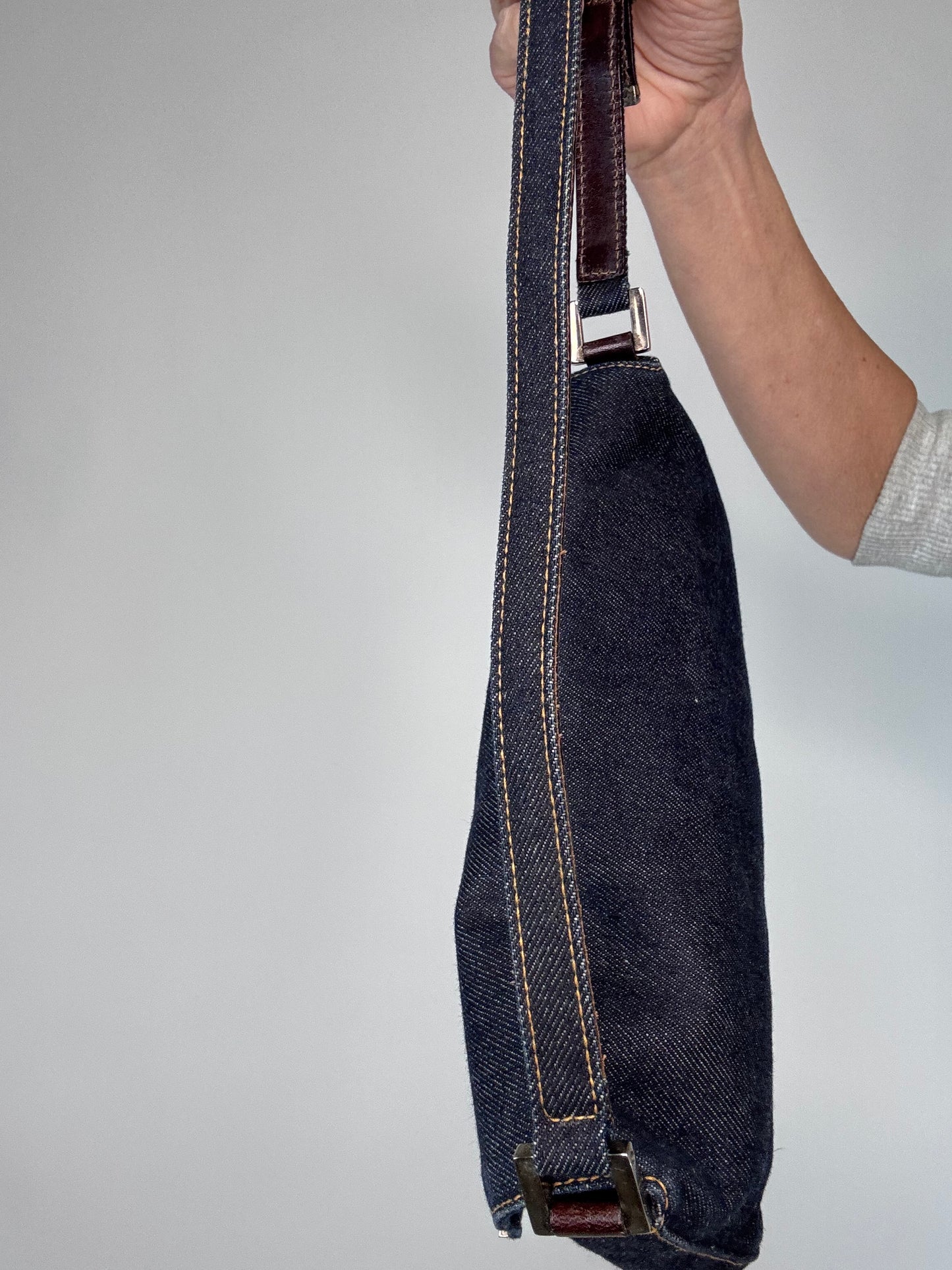 Fendi Denim Vintage Baguette