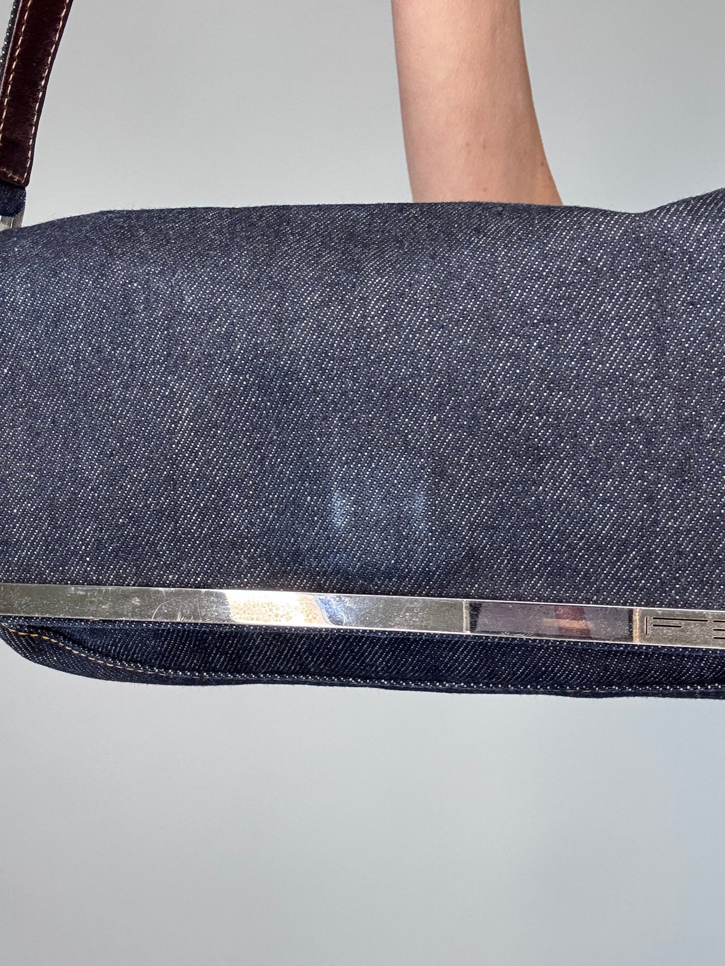 Fendi Denim Vintage Baguette