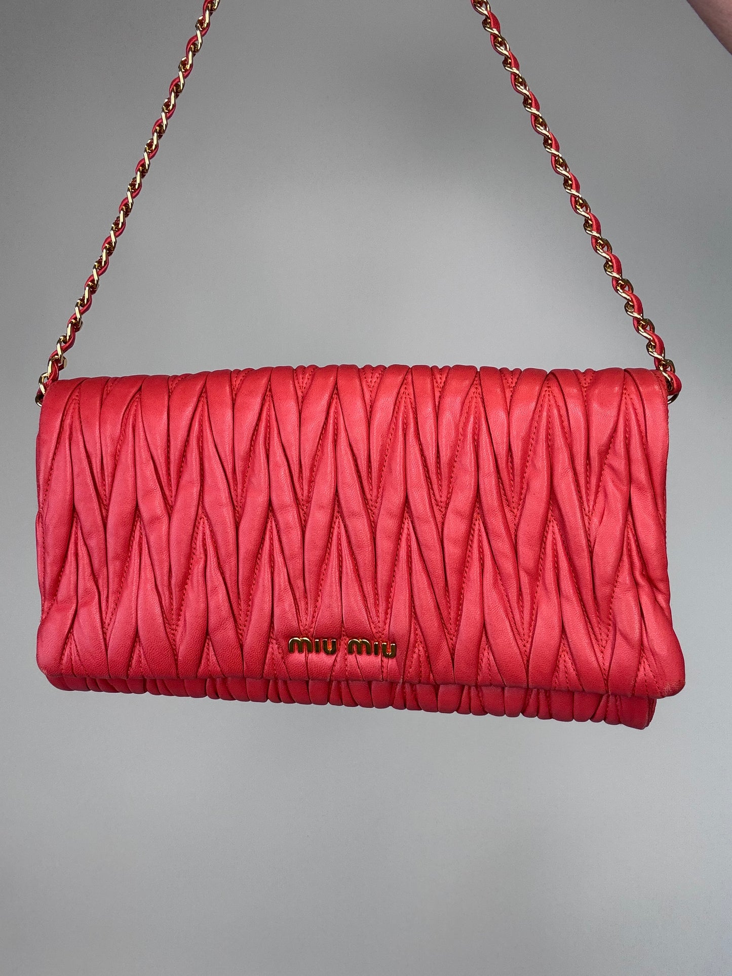 Miu Miu Matelasse Two Way Bag
