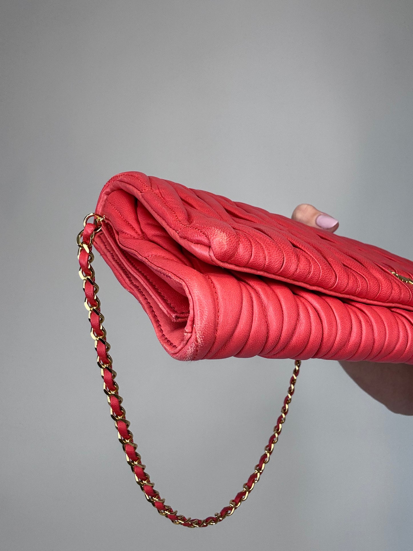 Miu Miu Matelasse Two Way Bag