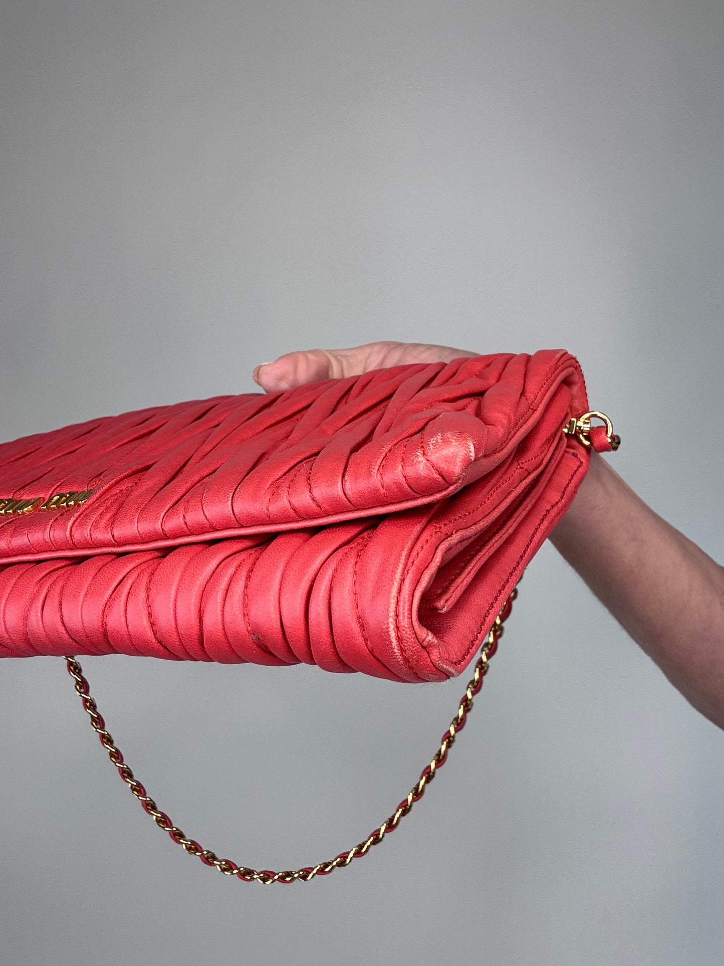 Miu Miu Matelasse Two Way Bag