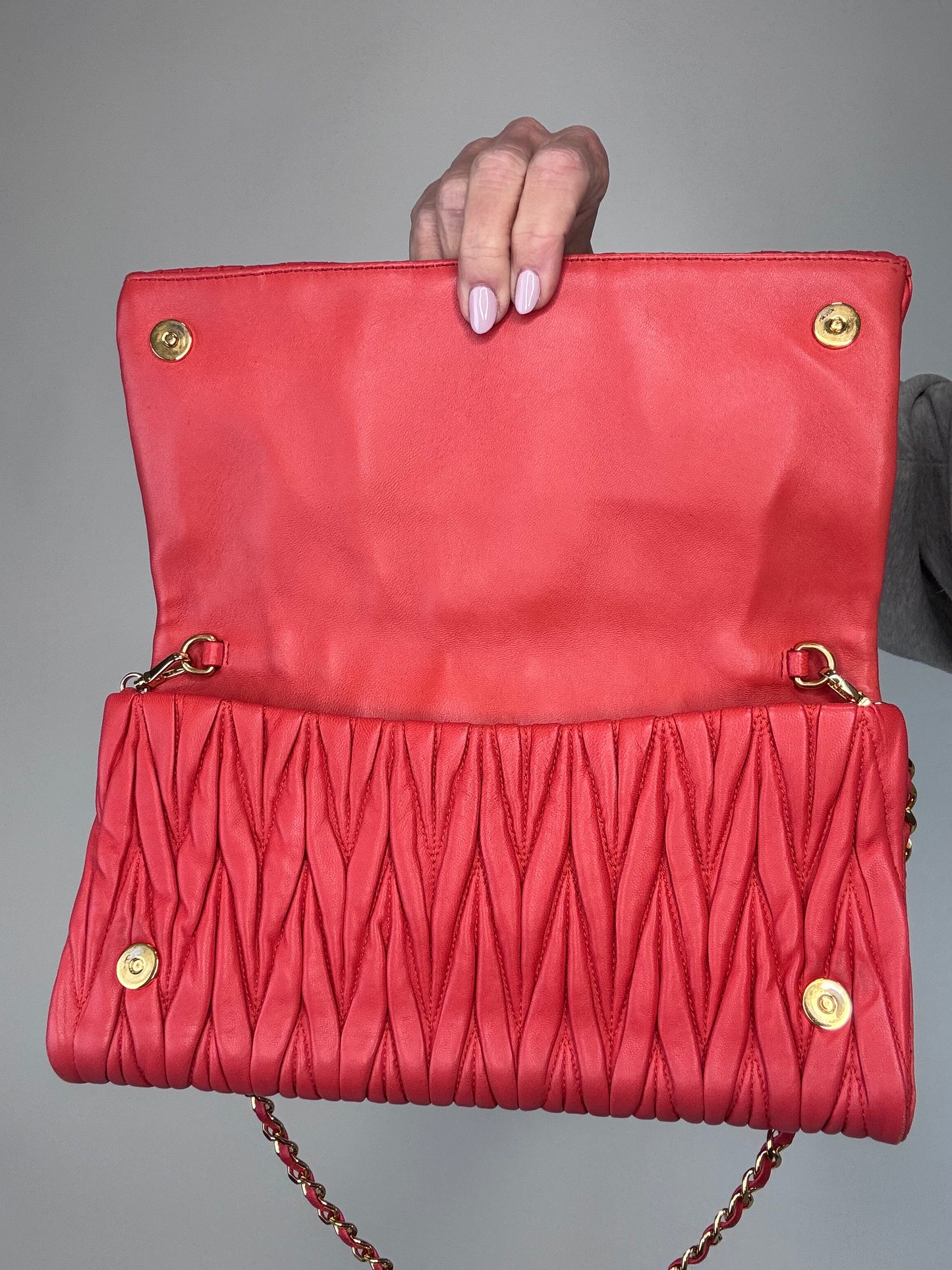 Miu Miu Matelasse Two Way Bag
