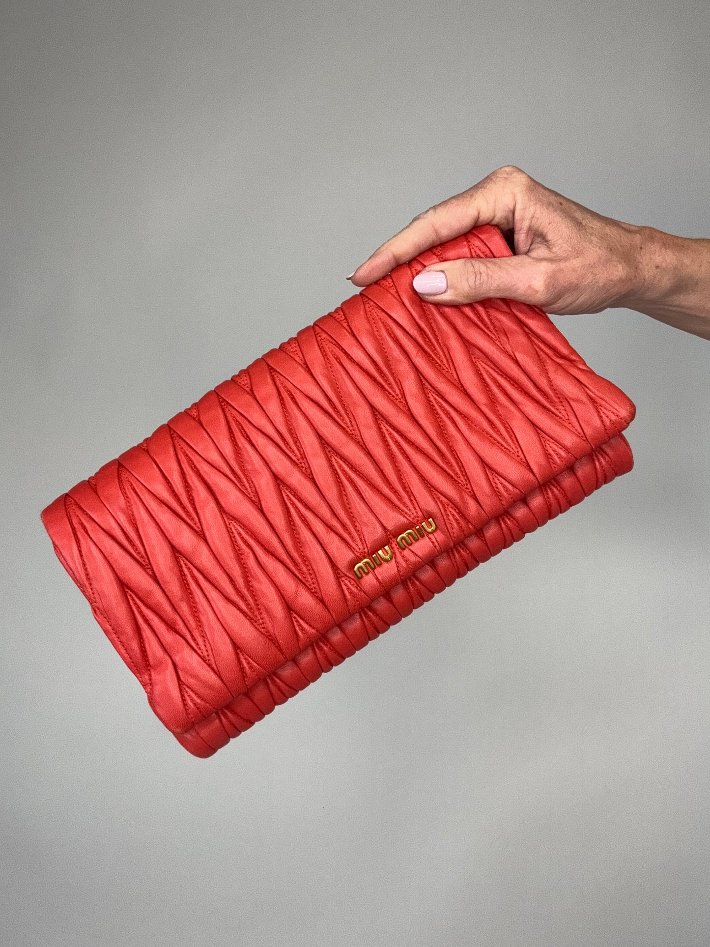 Miu Miu Matelasse Two Way Bag