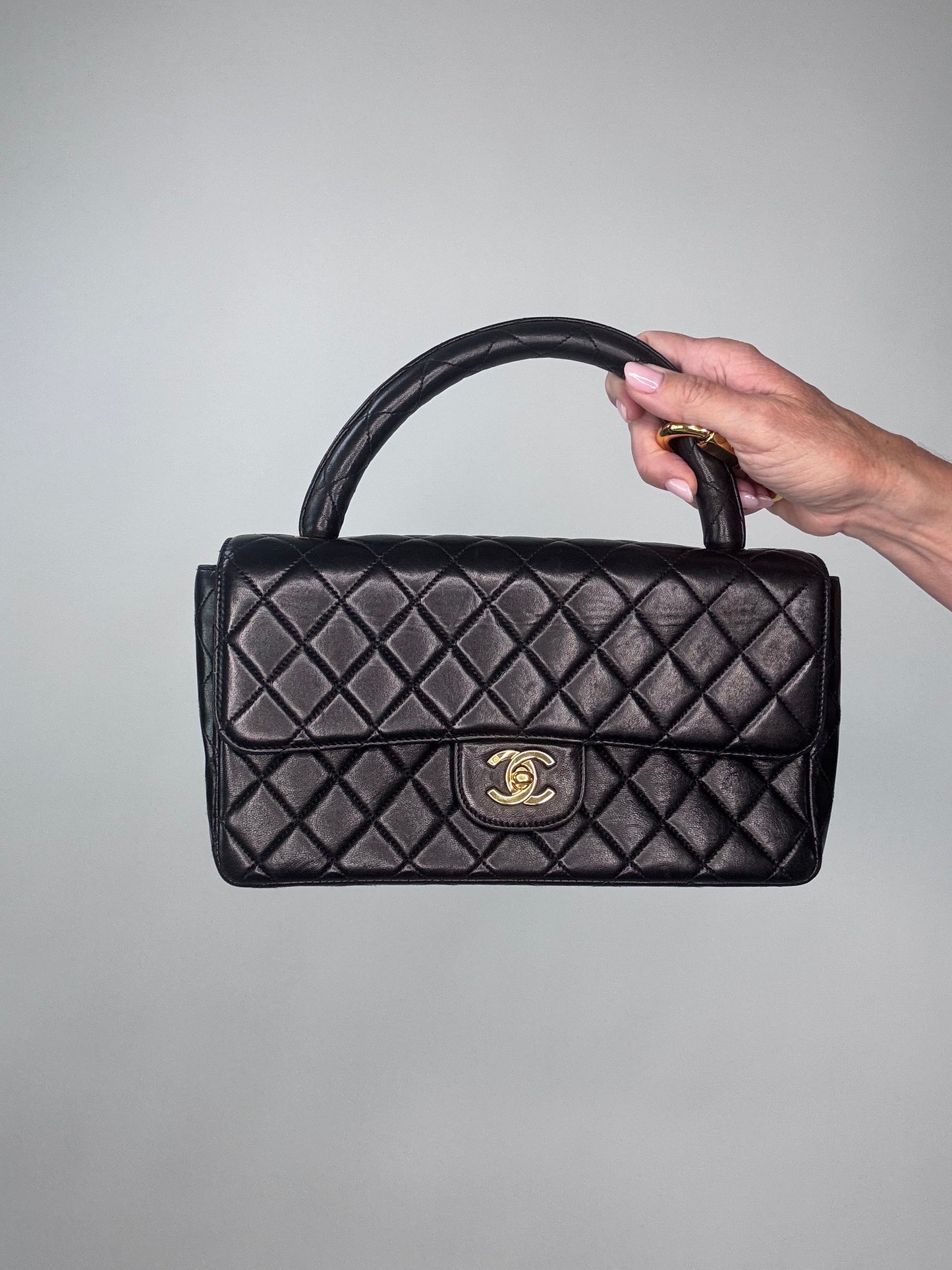 Chanel Parent Child Matrasse Kelly Flap Bag Set