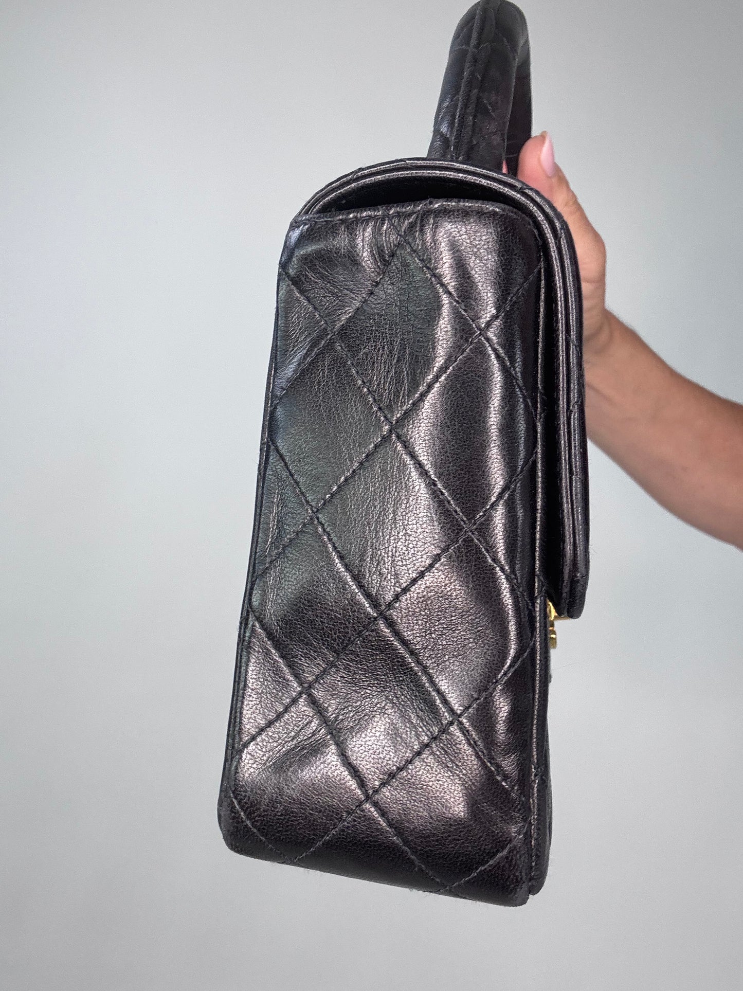 Chanel Parent Child Matrasse Kelly Flap Bag Set