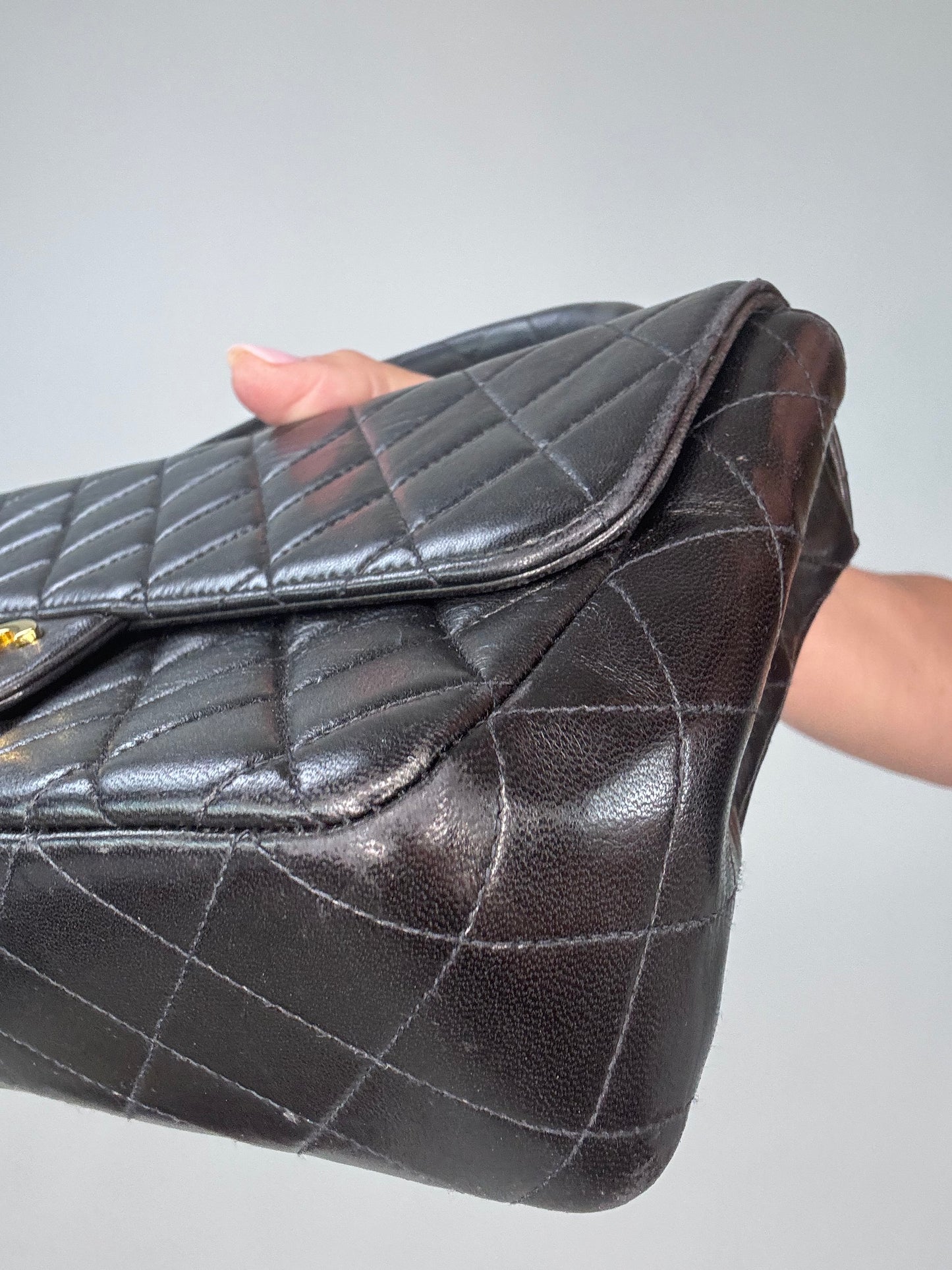 Chanel Parent Child Matrasse Kelly Flap Bag Set