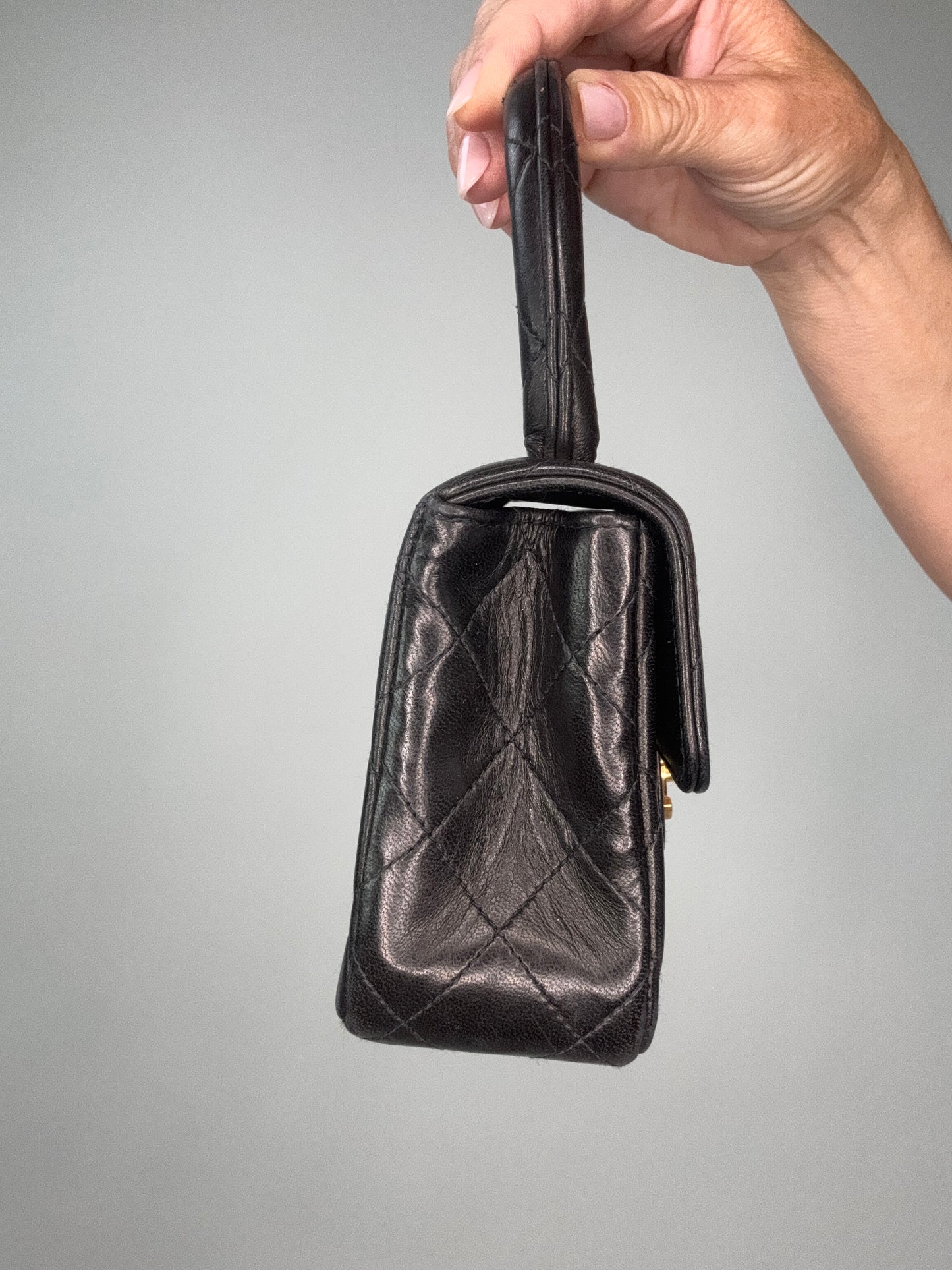Chanel Parent Child Matrasse Kelly Flap Bag Set