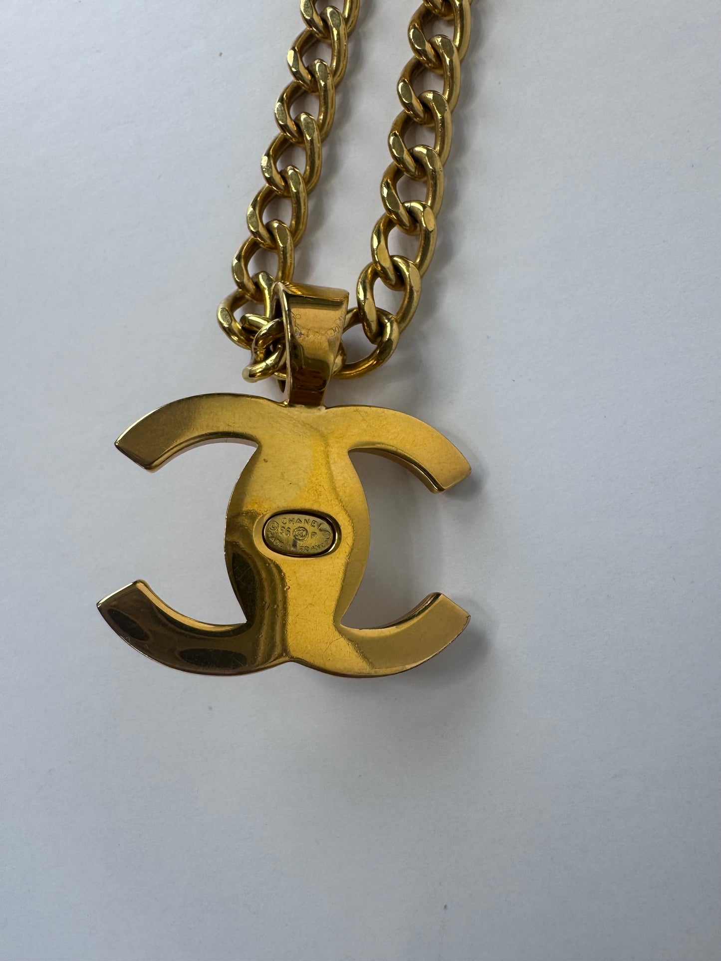 Chanel Rare Double Turn Lock Pendent