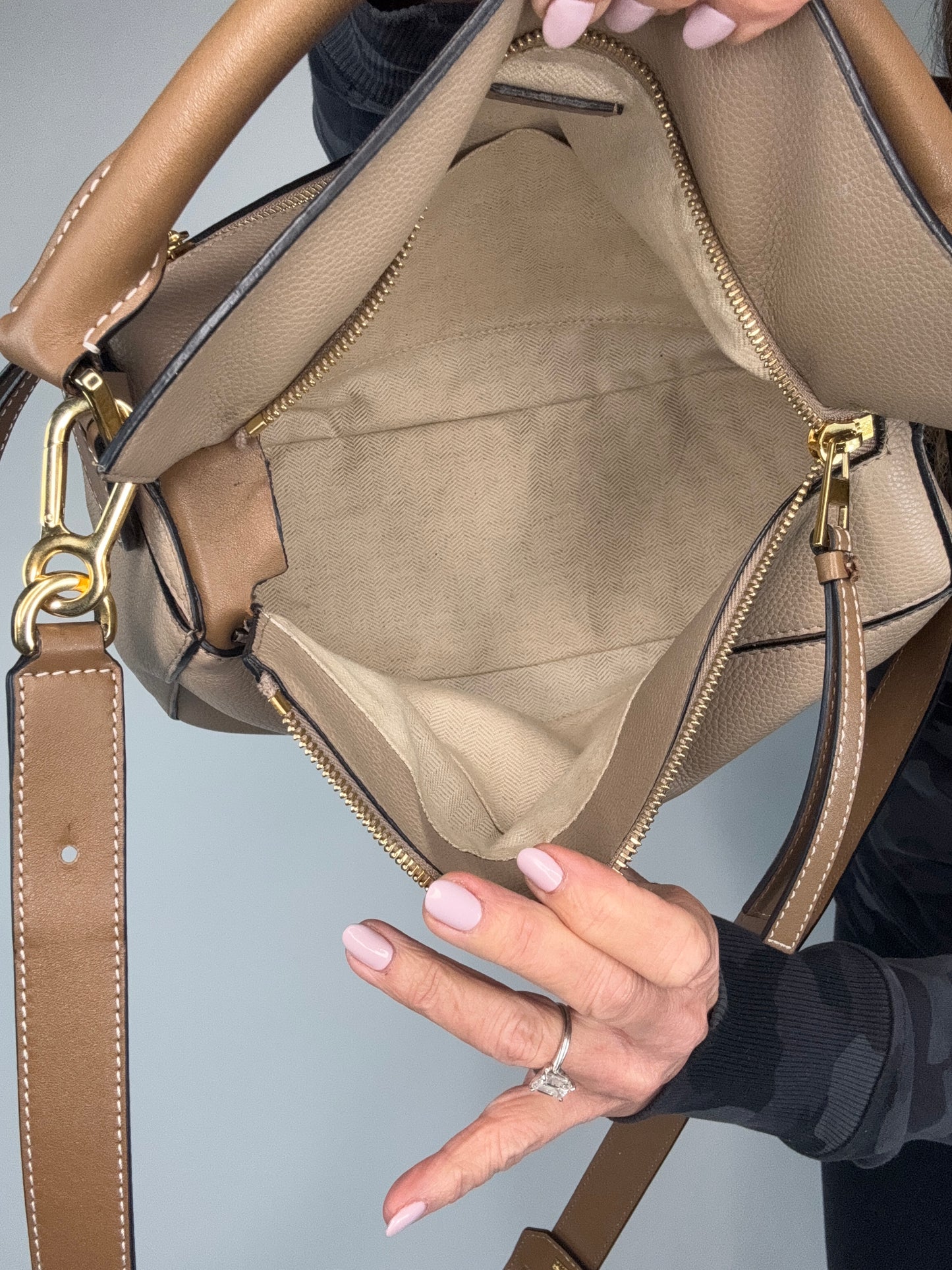 Loewe Puzzle Medium Grained Leather Two Way Bag