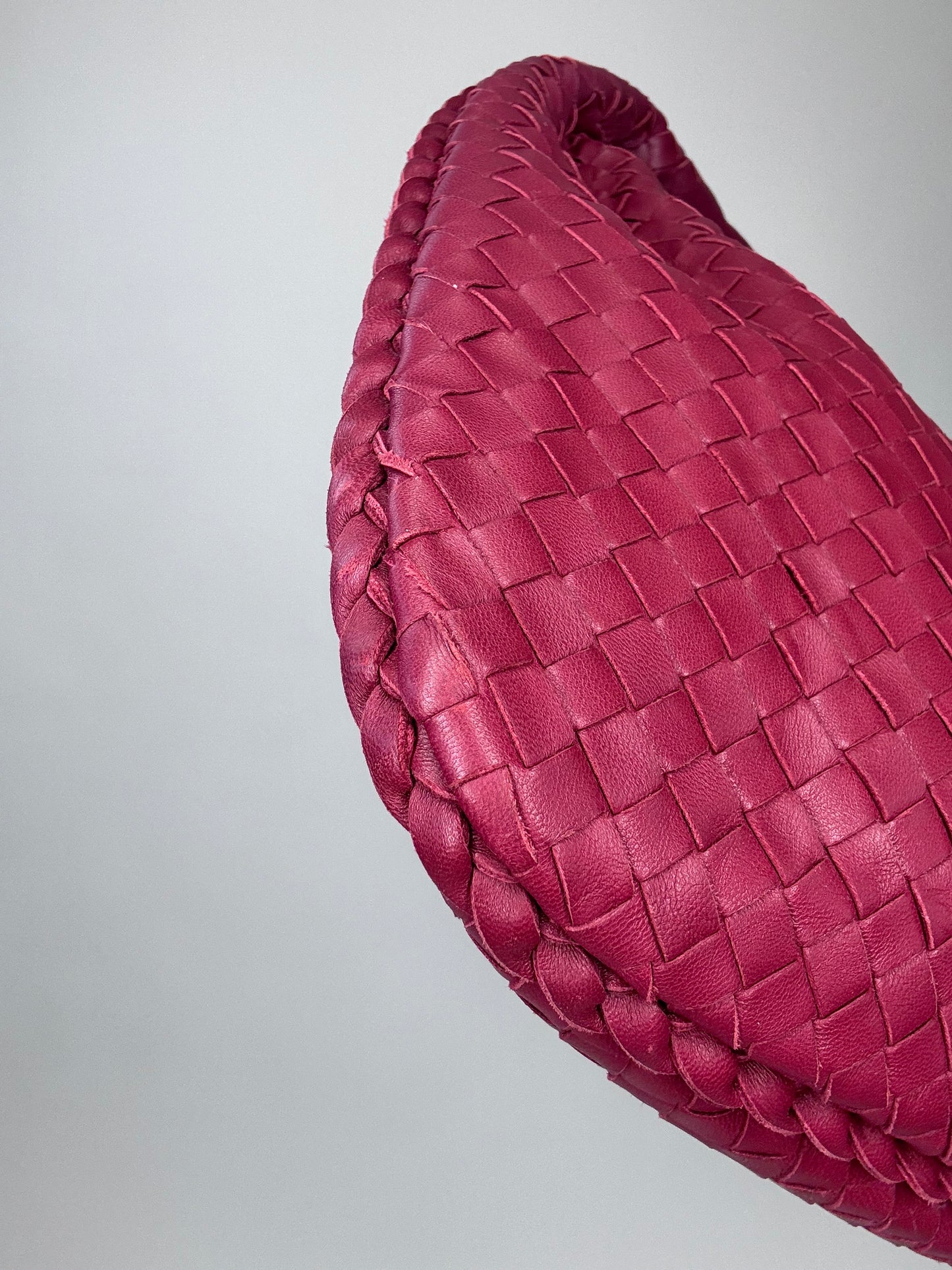 Bottega Veneta Intrecciato Hobo Vintage Bag With Mirror