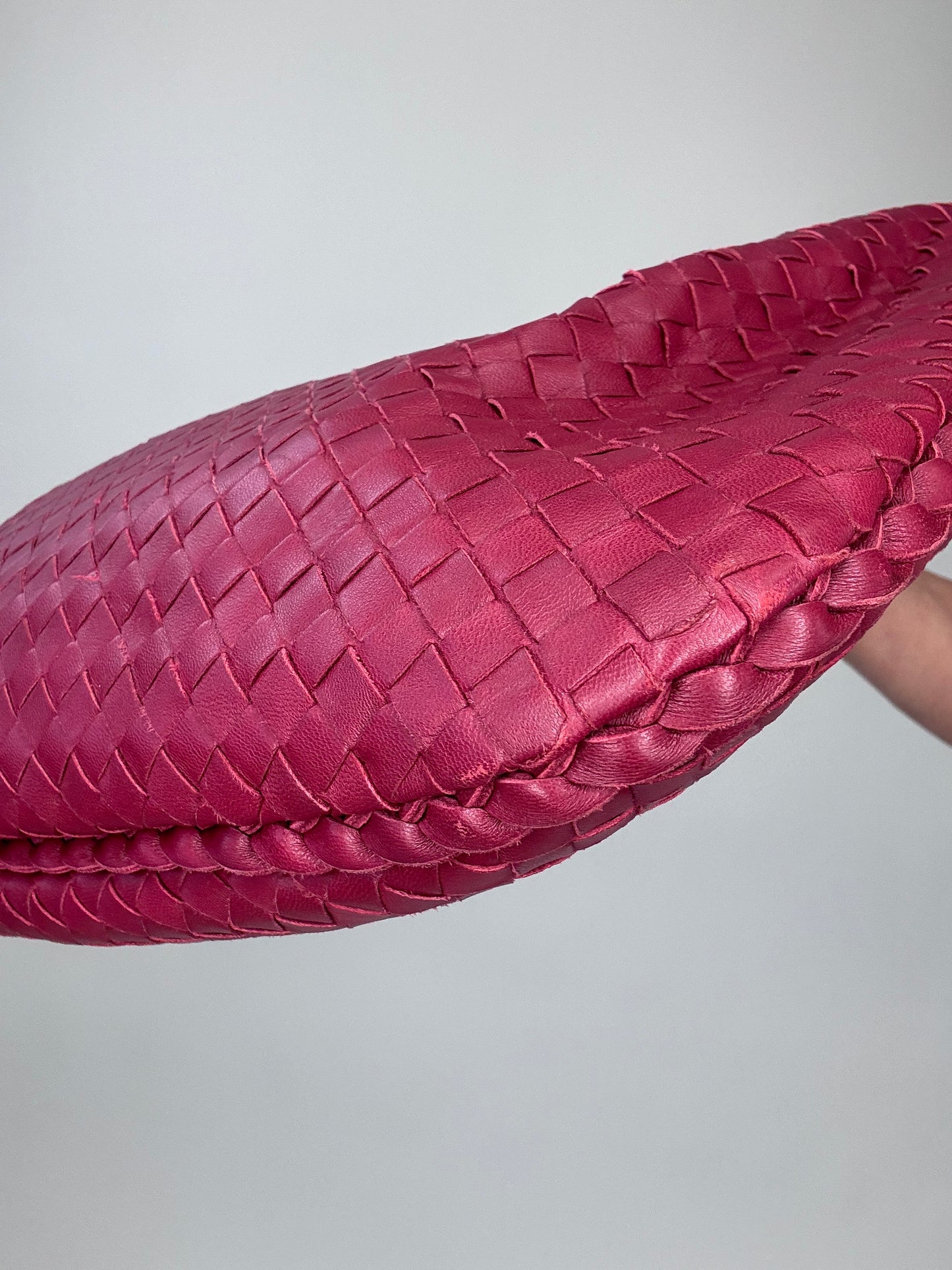 Bottega Veneta Intrecciato Hobo Vintage Bag With Mirror