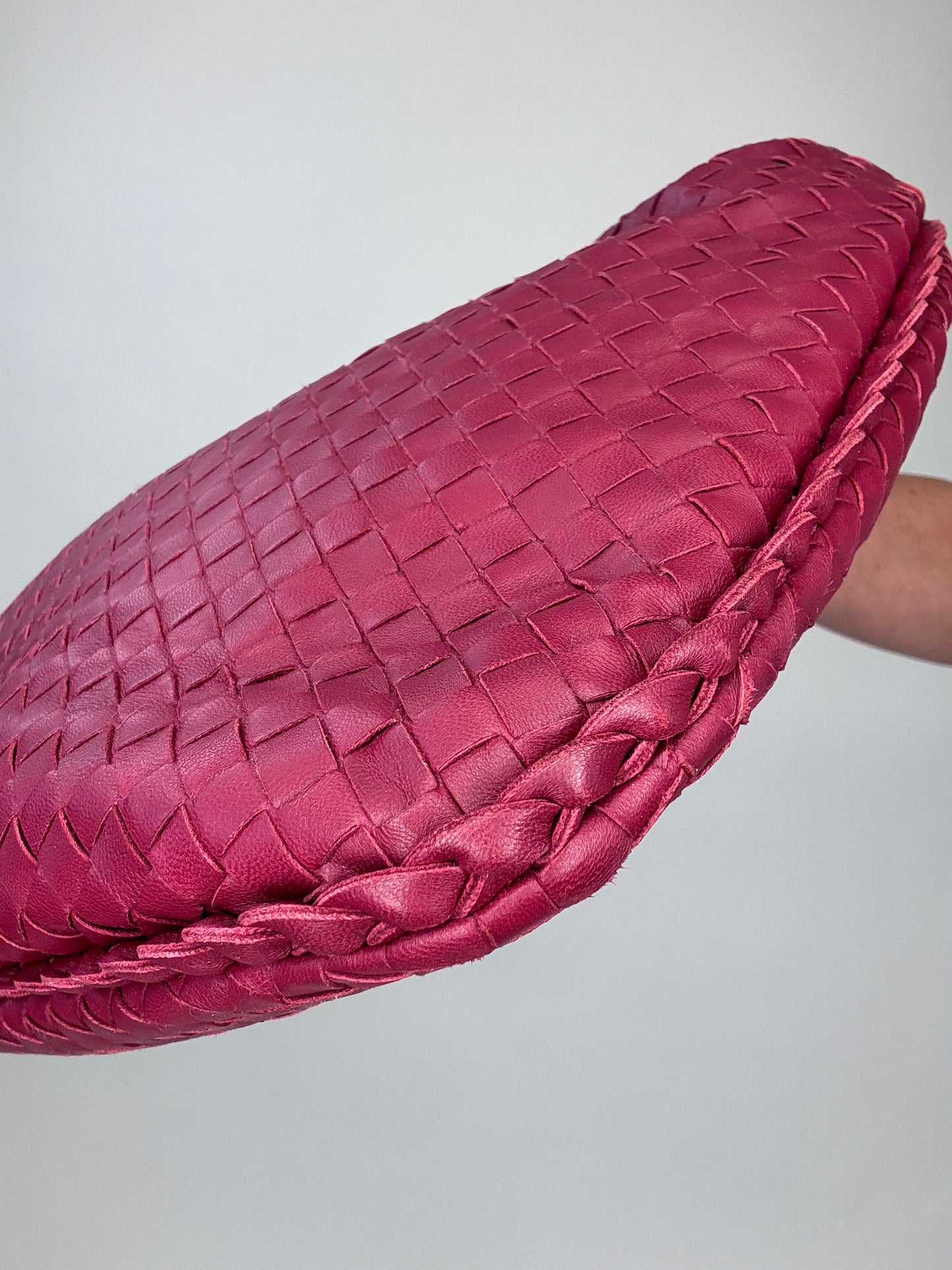 Bottega Veneta Intrecciato Hobo Vintage Bag With Mirror