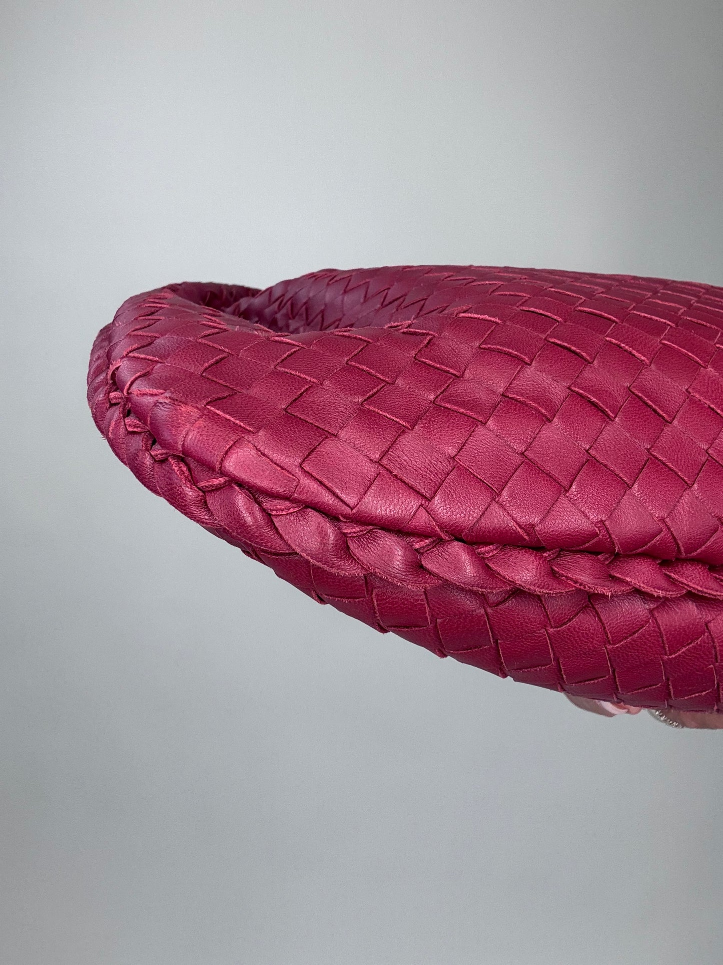 Bottega Veneta Intrecciato Hobo Vintage Bag With Mirror