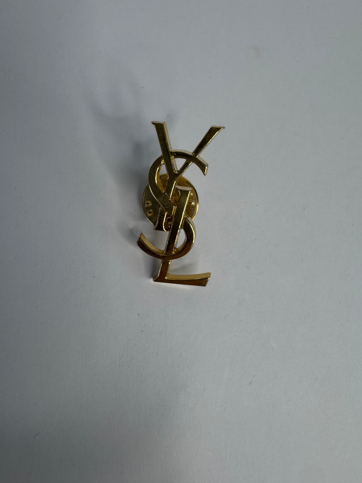Saint Laurent Vintage Gold Brooch