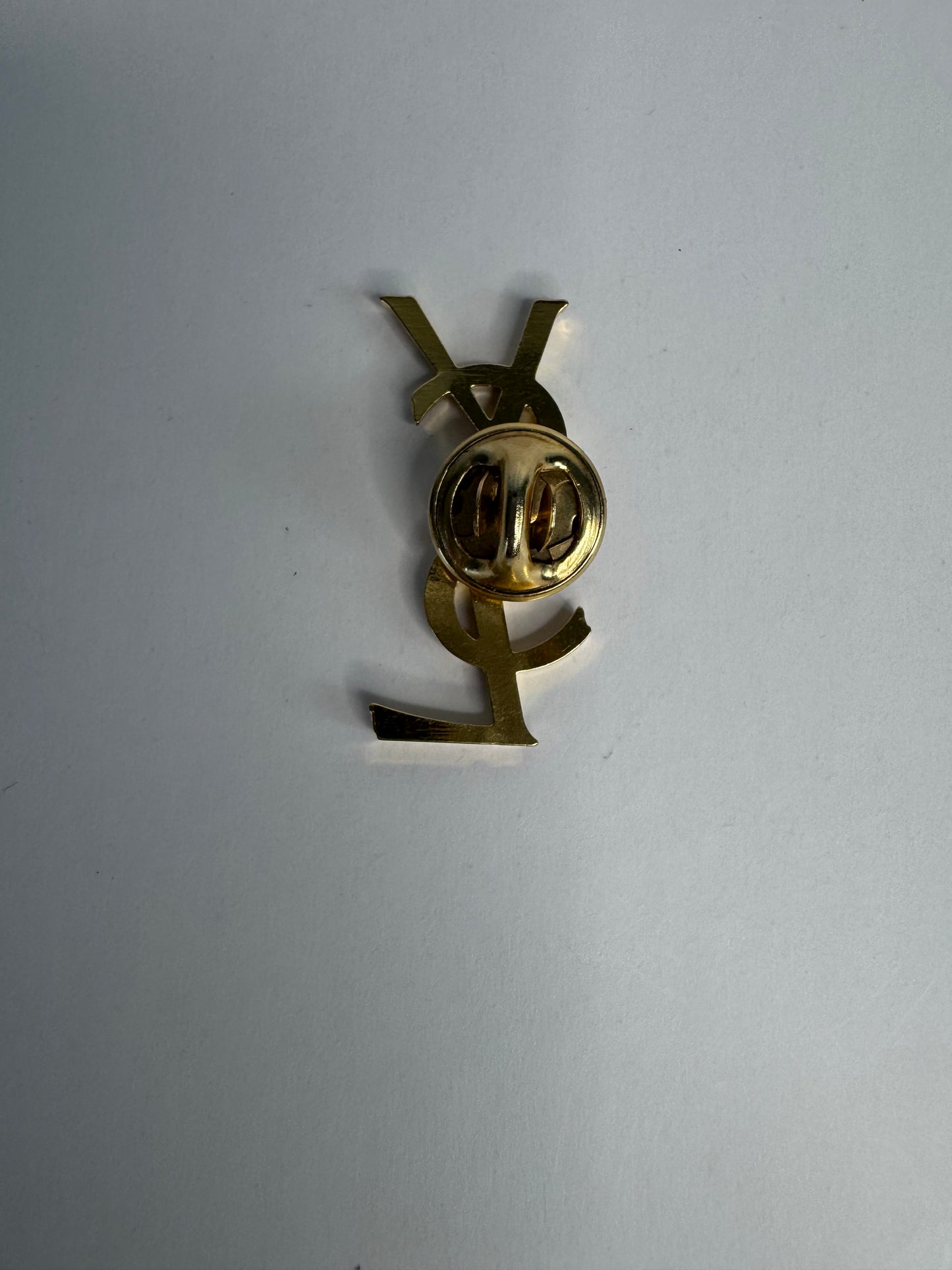 Saint Laurent Vintage Gold Brooch