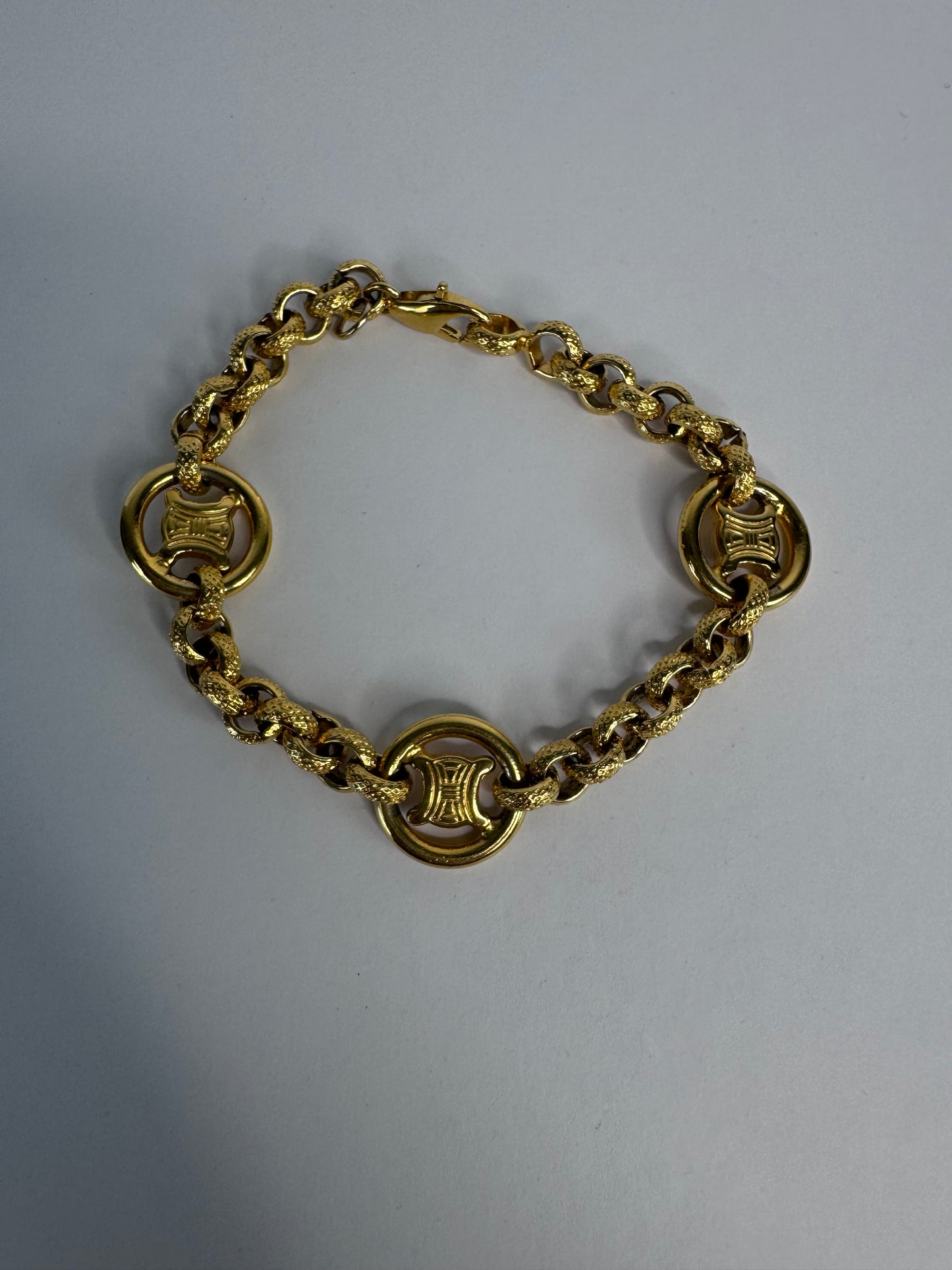 Celine Vintage Triomphe Bracelet