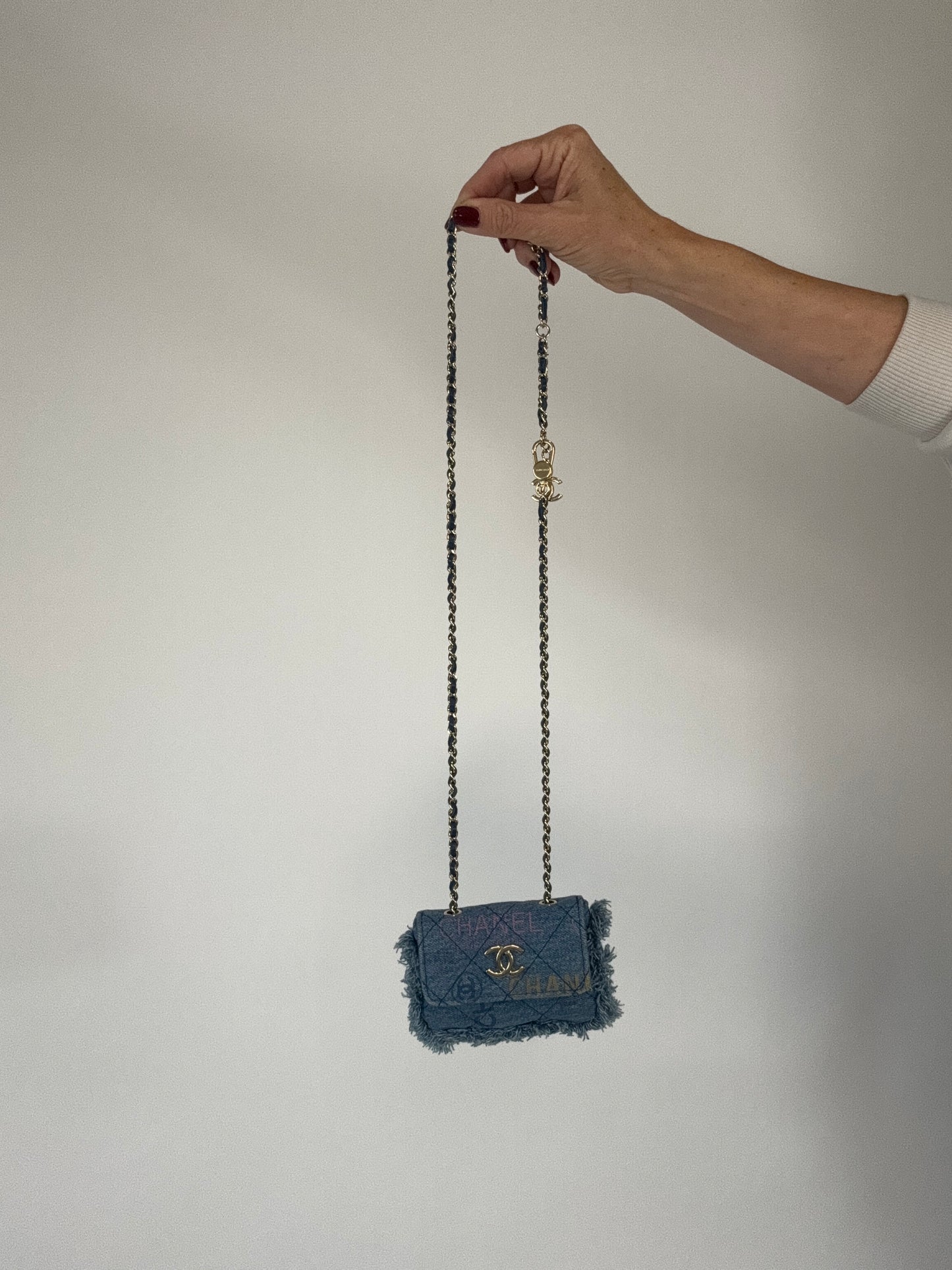 Chanel Matelasse Denim Mood Mini Shoulder Bag